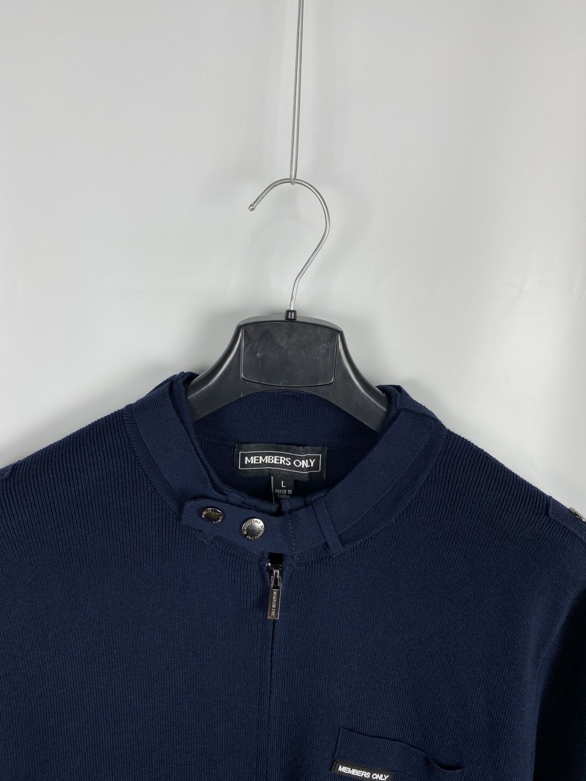 Members Only Members Only Cotton Knit Bomber Iconic Jacket Zip size L Size US L / EU 52-54 / 3 - 5 Thumbnail