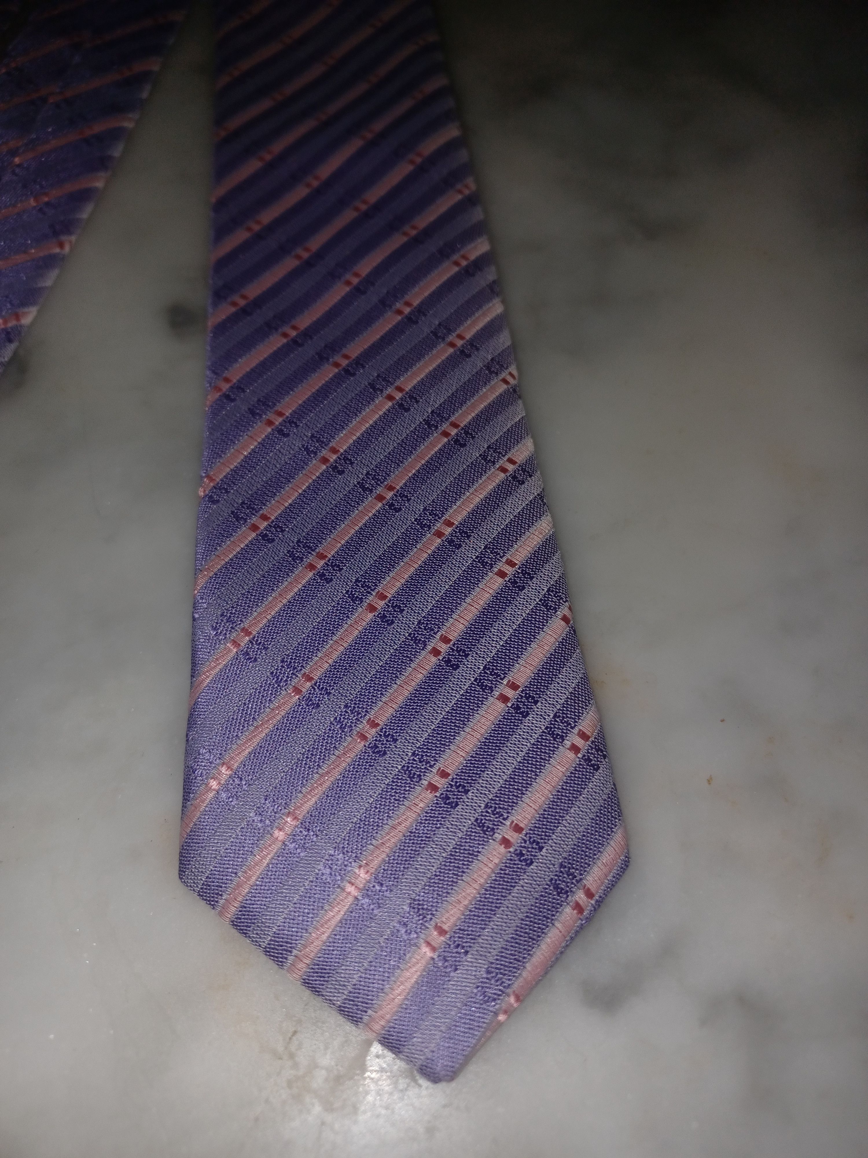 Other Terzasso Narrow Tie Light Purple & Pink Hand Made Size ONE SIZE - 1 Thumbnail