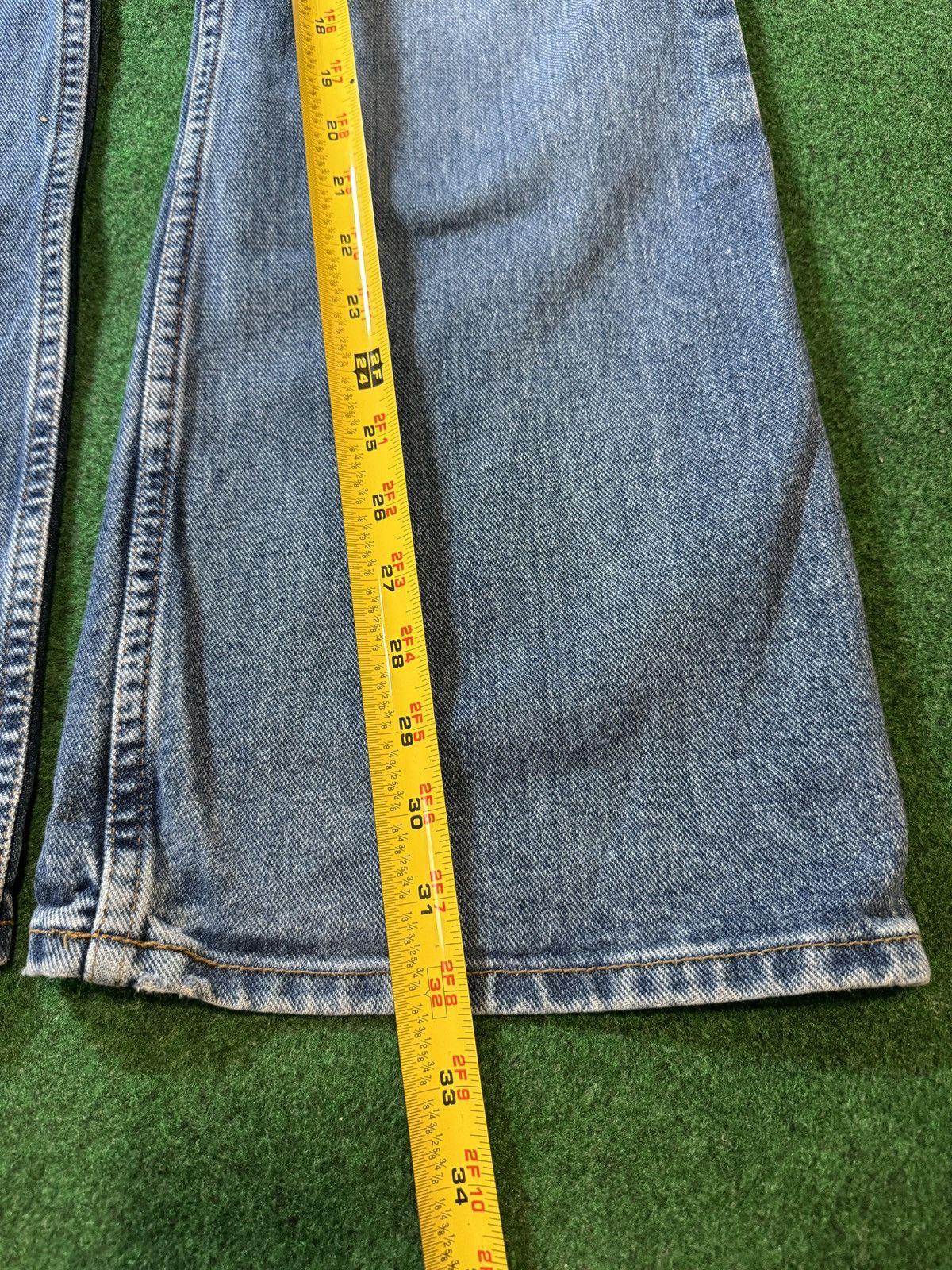 L.E.I. Vintage Y2K LEI Bootcut Flare Light Wash Regular Fit Jeans Size US 32 / EU 48 - 7 Thumbnail