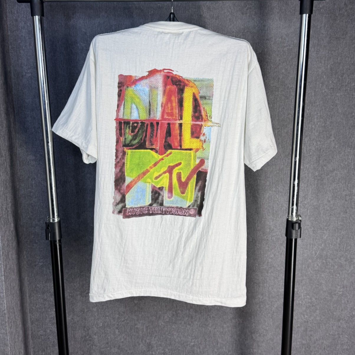 Mtv Vintage Dial MTV Pepsi T-shirt rare graphic single stitch Size US XL / EU 56 / 4 - 1 Thumbnail
