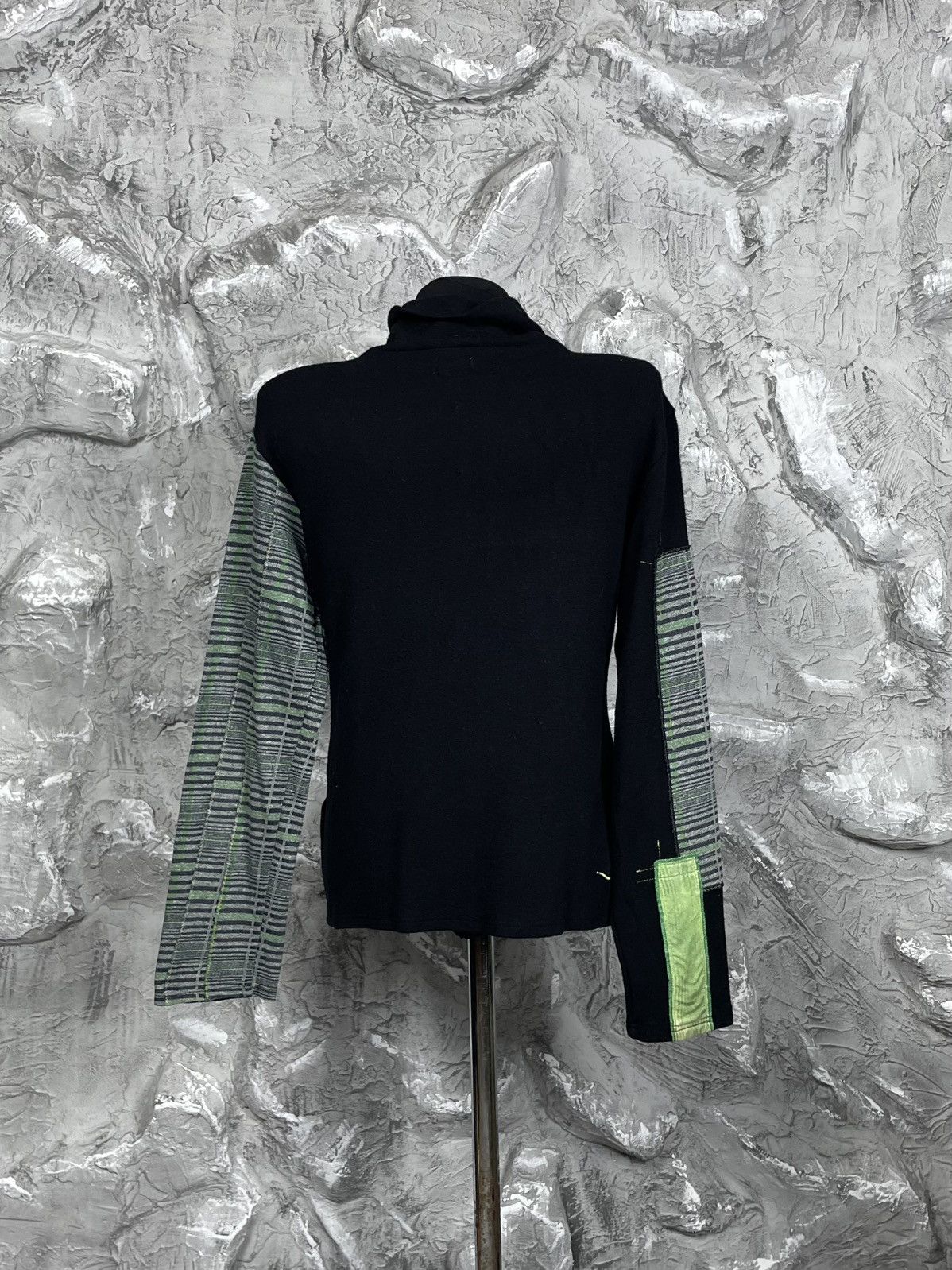 Japanese Brand ADV Y2K Patchwork Sweater Y2K Watanabe Yohji Yamamoto Style Size US M / EU 48-50 / 2 - 3 Thumbnail