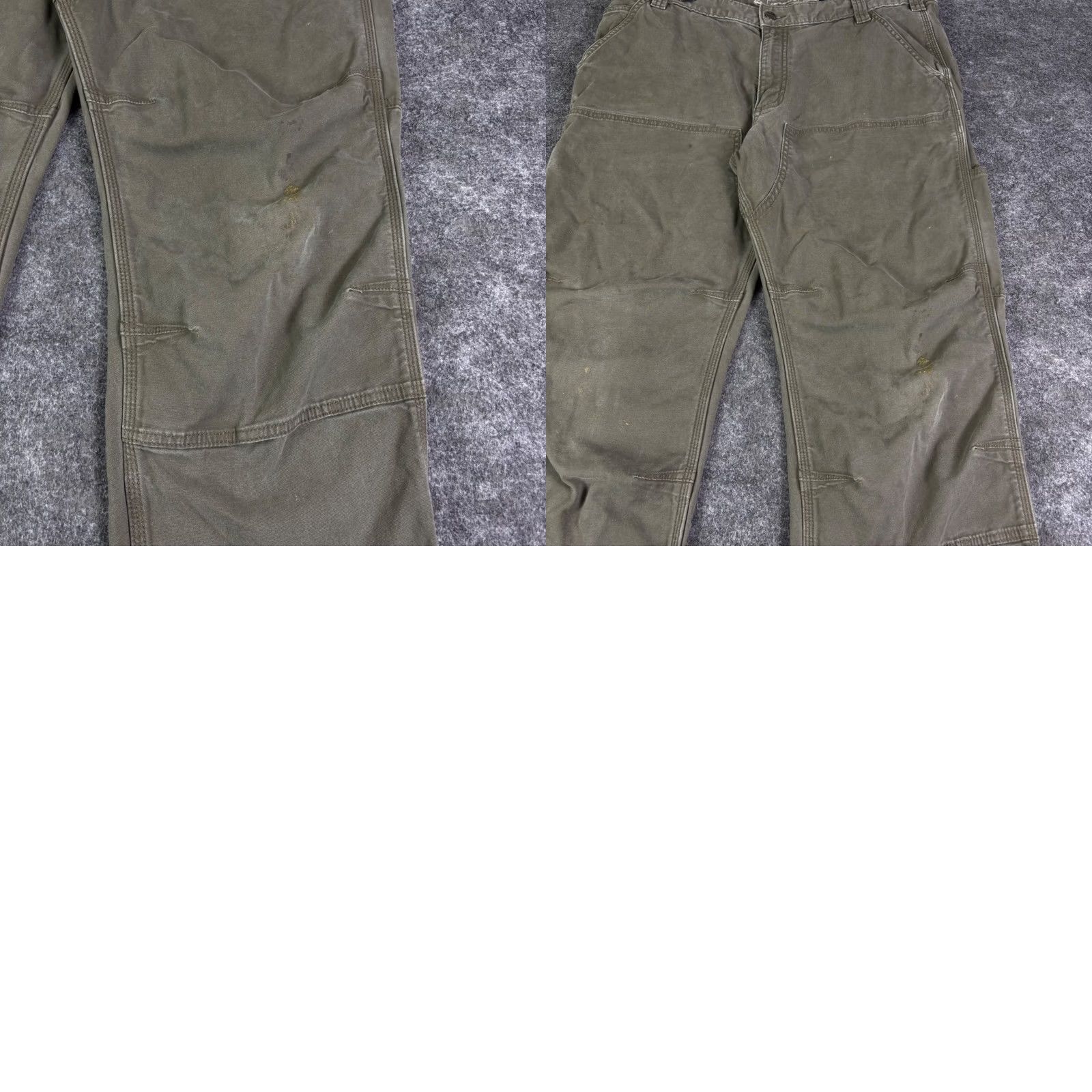 Carhartt Carhartt Mens Relaxed Fit Double Front Work Pants Olive Green 38x30 Carpenter Size US 38 / EU 54 - 8 Thumbnail