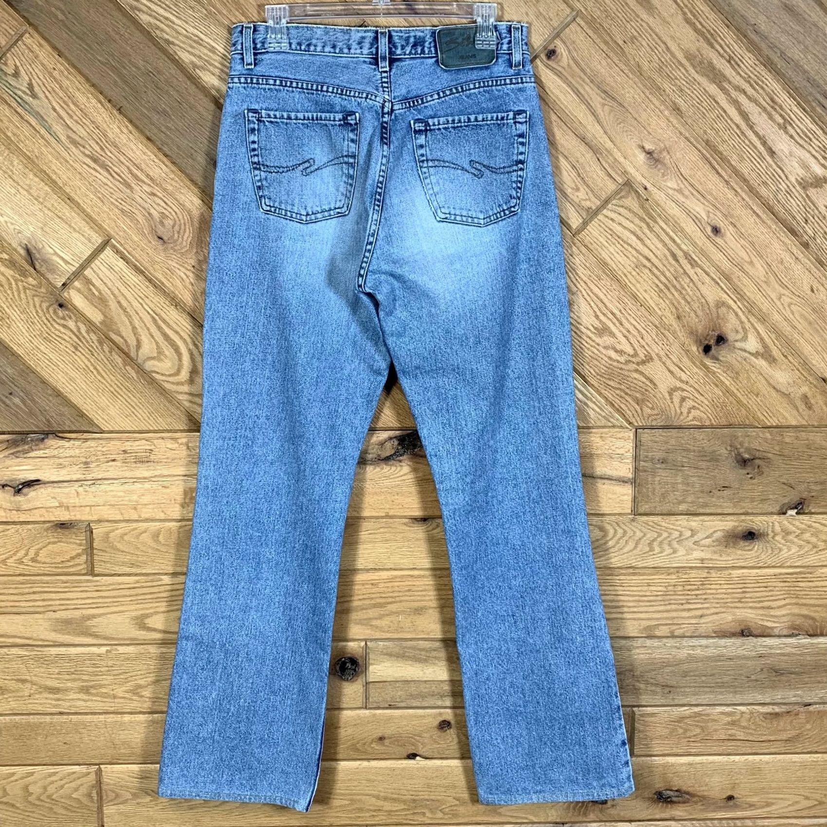 Silver Jeans Co. VINTAGE Silver Jeans Jeans Distressed 31x34 Blue Denim Straight Mens 32 Inseam 31 Waist Regular Size US 31 - 5 Thumbnail