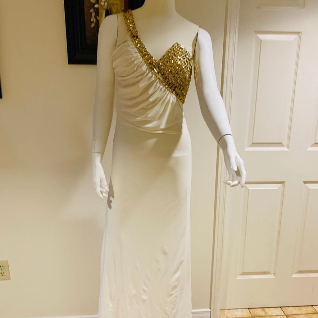Other Gorgeous long Off-white dress in size S Size S / US 4 / IT 40 - 1 Thumbnail