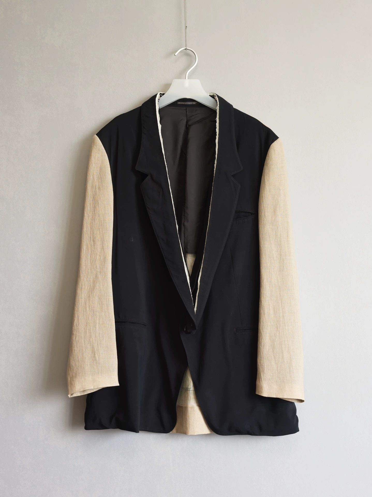 Yohji Yamamoto Yohji Yamamoto 19SS Hand-Painted Jacket Det Collar Size US M / EU 48-50 / 2 - 3 Thumbnail