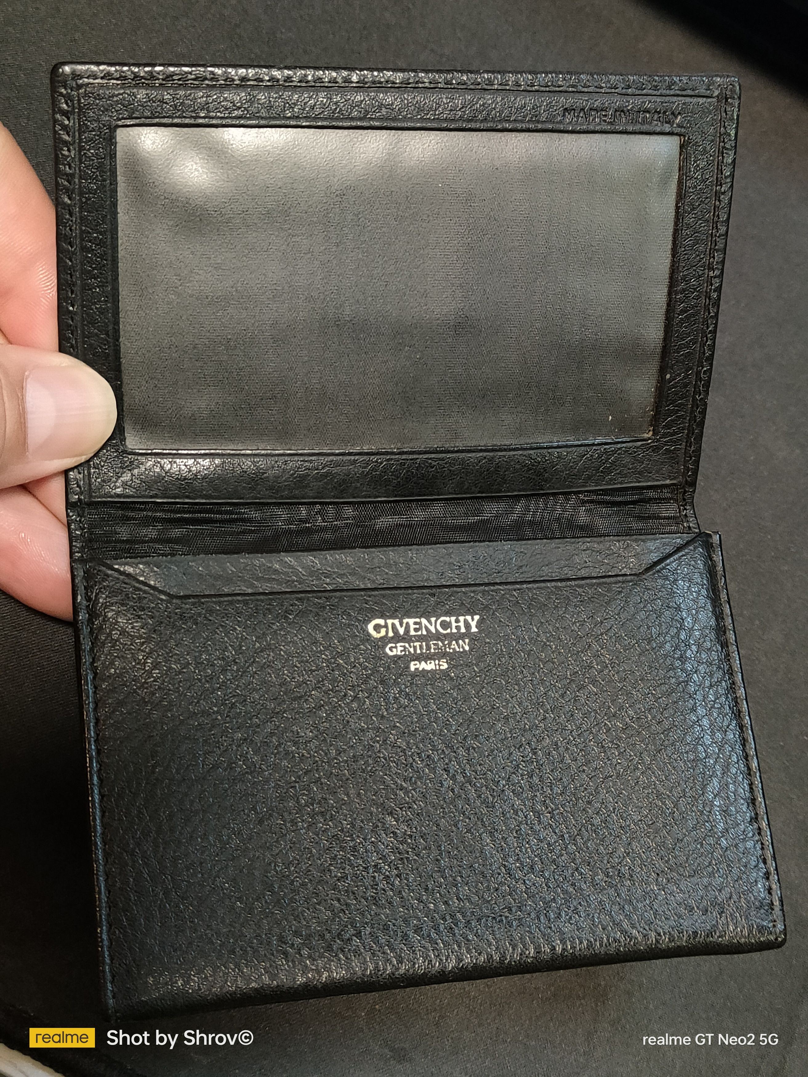 Givenchy GIVENCHY GENTLEMAN PARIS MADE IN ITALY SLOT CARD WALLET Size ONE SIZE - 7 Thumbnail