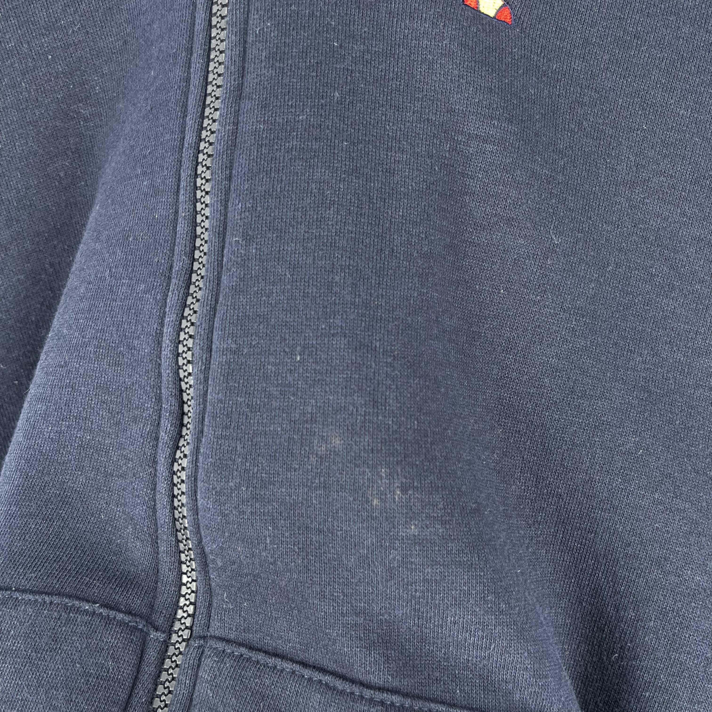 Ellesse Vintage 90s ELLESSE Spellout Big Logo Pullover Crop Hoodie Size M / US 6-8 / IT 42-44 - 10 Thumbnail