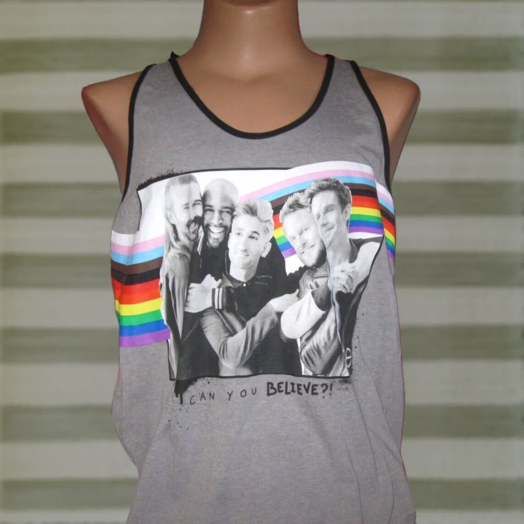 Vintage Queer Eye For The Straight Guy tank top unisex 2XL TV SERIES BRAVO PRIDE Men's Size US XXL / EU 58 / 5 - 1 Thumbnail