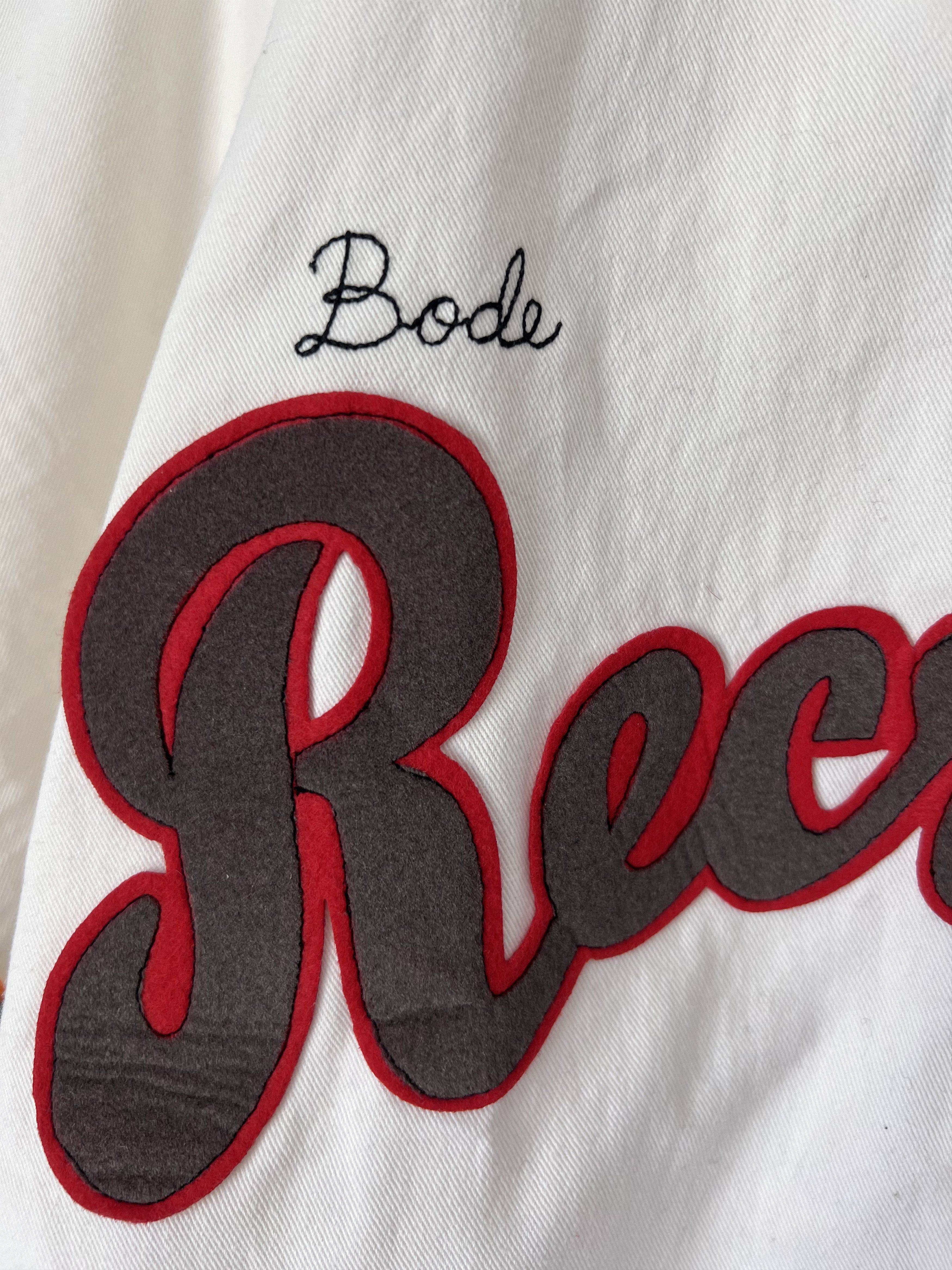 Bode Bode Baseball Shirt in White Size US L / EU 52-54 / 3 - 3 Thumbnail