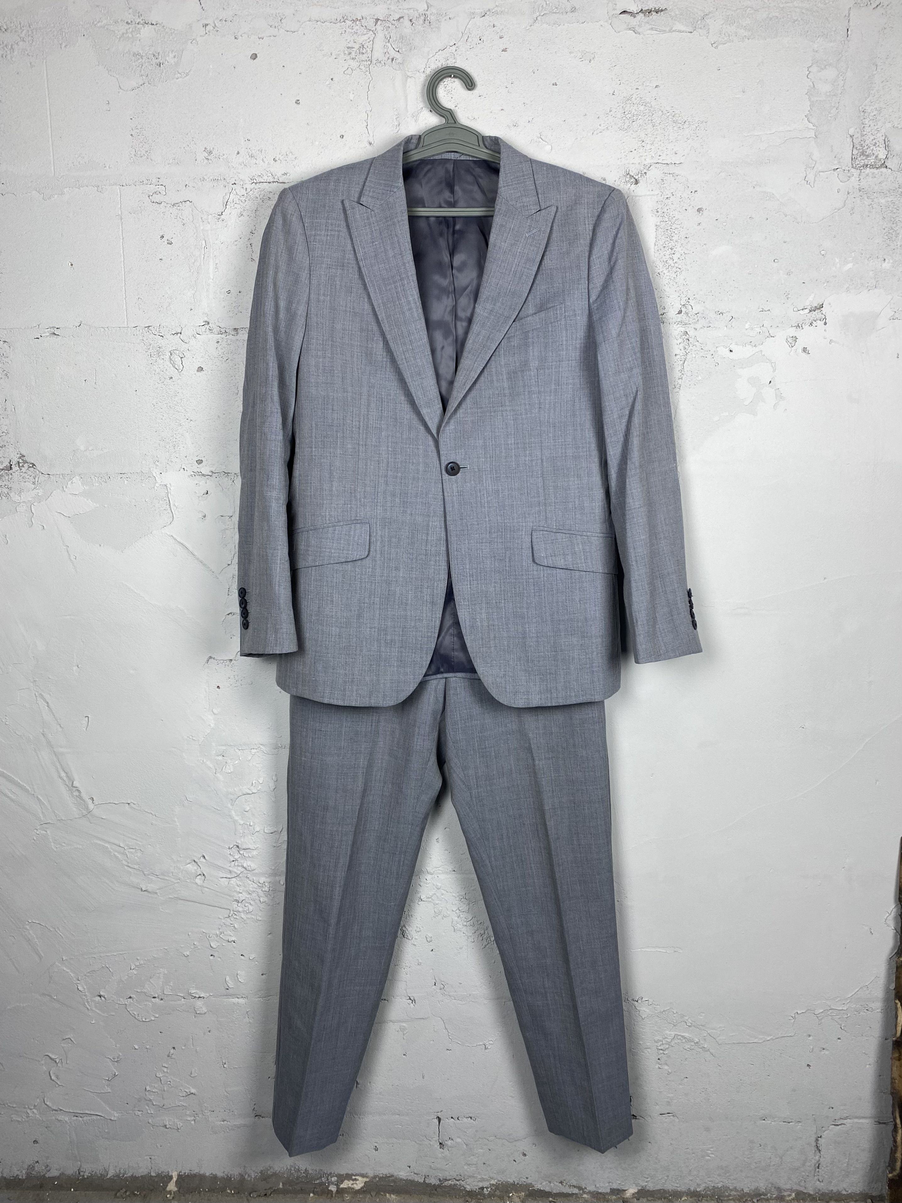 Reiss Reiss Wool Light Blue Suit (Untailored!) Size 34R - 1 Thumbnail