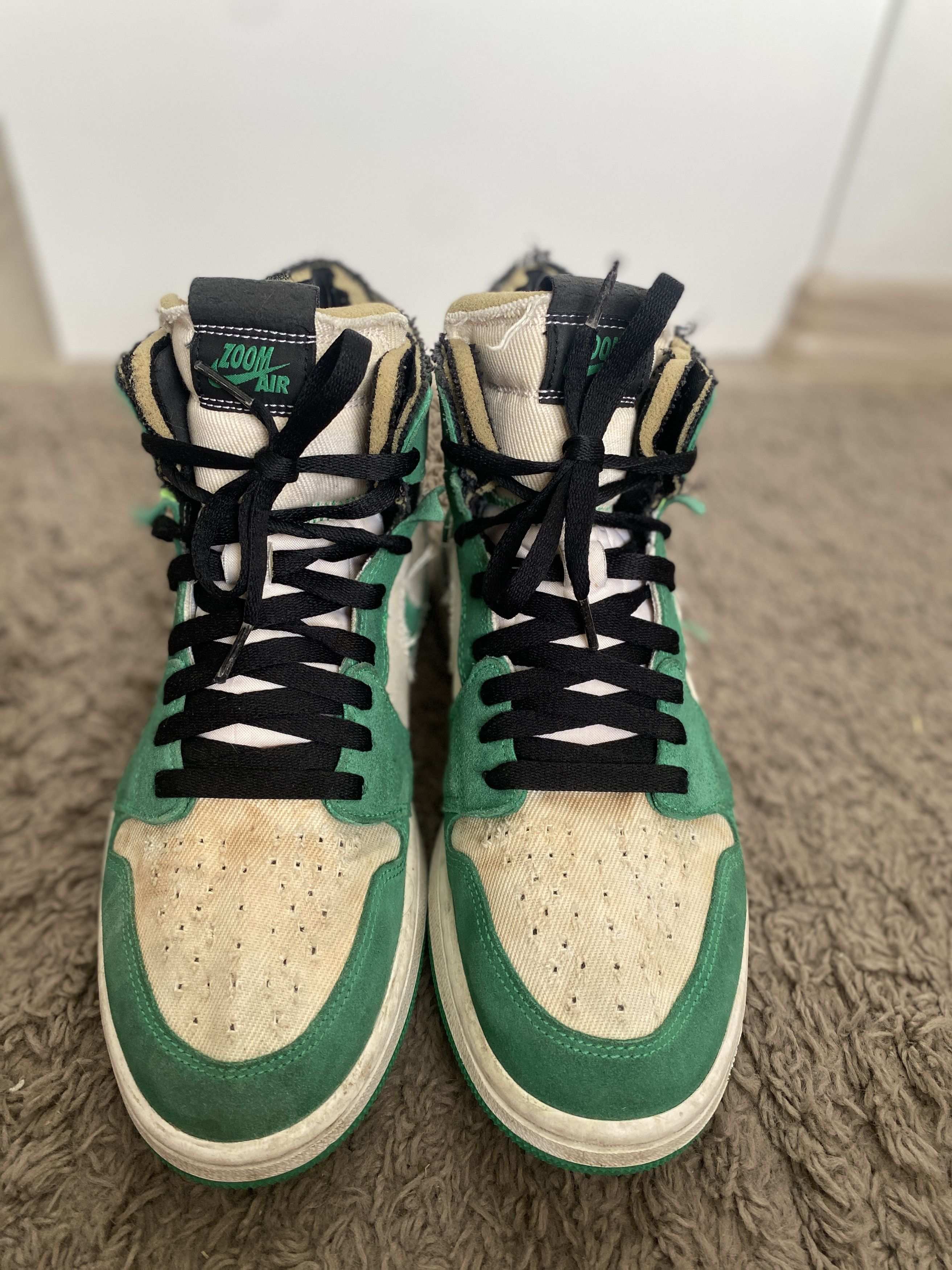 Jordan Brand × Nike Jordan 1 High Zoom Air CMFT Stadium Green shoes Size US 11 / EU 44 - 2 Thumbnail