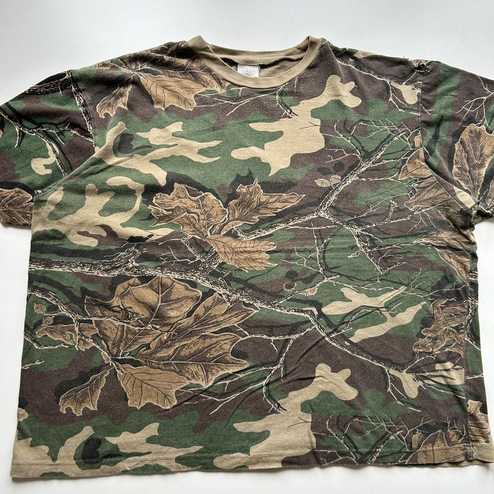 Realtree Vintage 90s Real Tree Camo T Shirt Sz XXL Hunting Camouflage Size US XXL / EU 58 / 5 - 2 Thumbnail