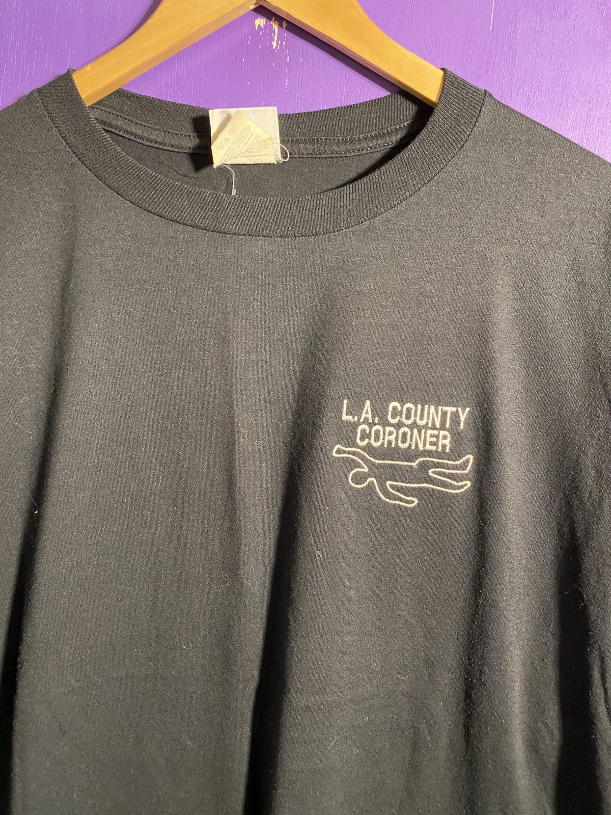 Other Vintage 00s LA county coroner mullet tee Size US XL / EU 56 / 4 - 3 Thumbnail