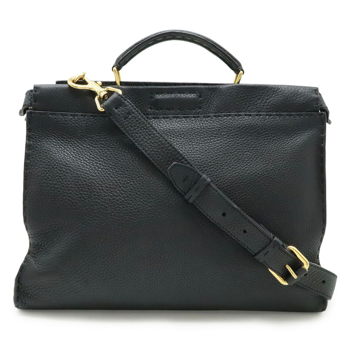 Fendi Fendi Fendi Selleria Peekaboo Fit Leather 2way Briefcase Leather Business Bag 7VA406 DUTY FREE for USA Size ONE SIZE - 1 Thumbnail