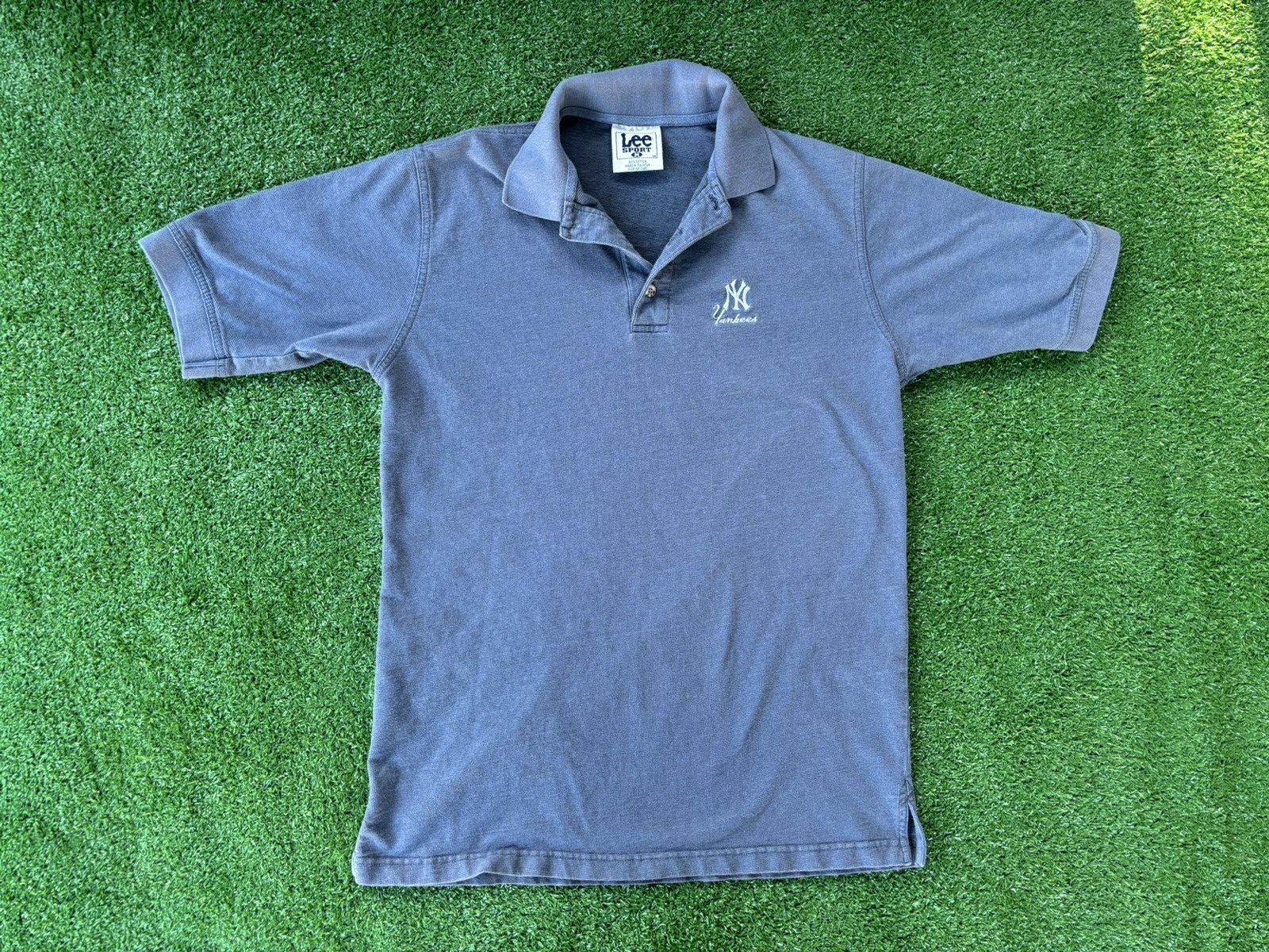 New York Yankees × Vintage New York Yankees embroidered polo 1990s Size US M / EU 48-50 / 2 - 2 Thumbnail