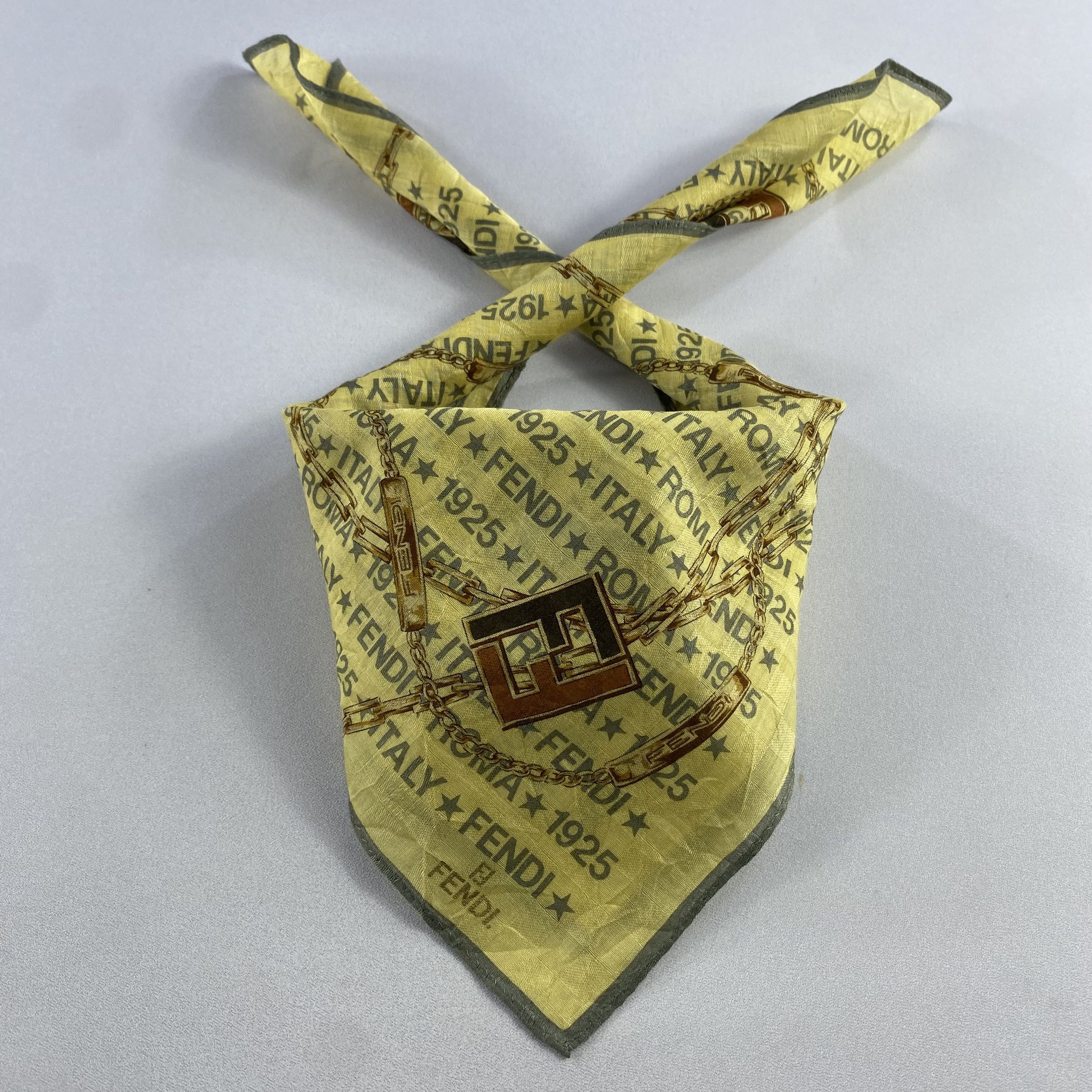 Vintage Fendi Bandana/ Handkerchief / Neckerchief Size ONE SIZE - 1 Thumbnail