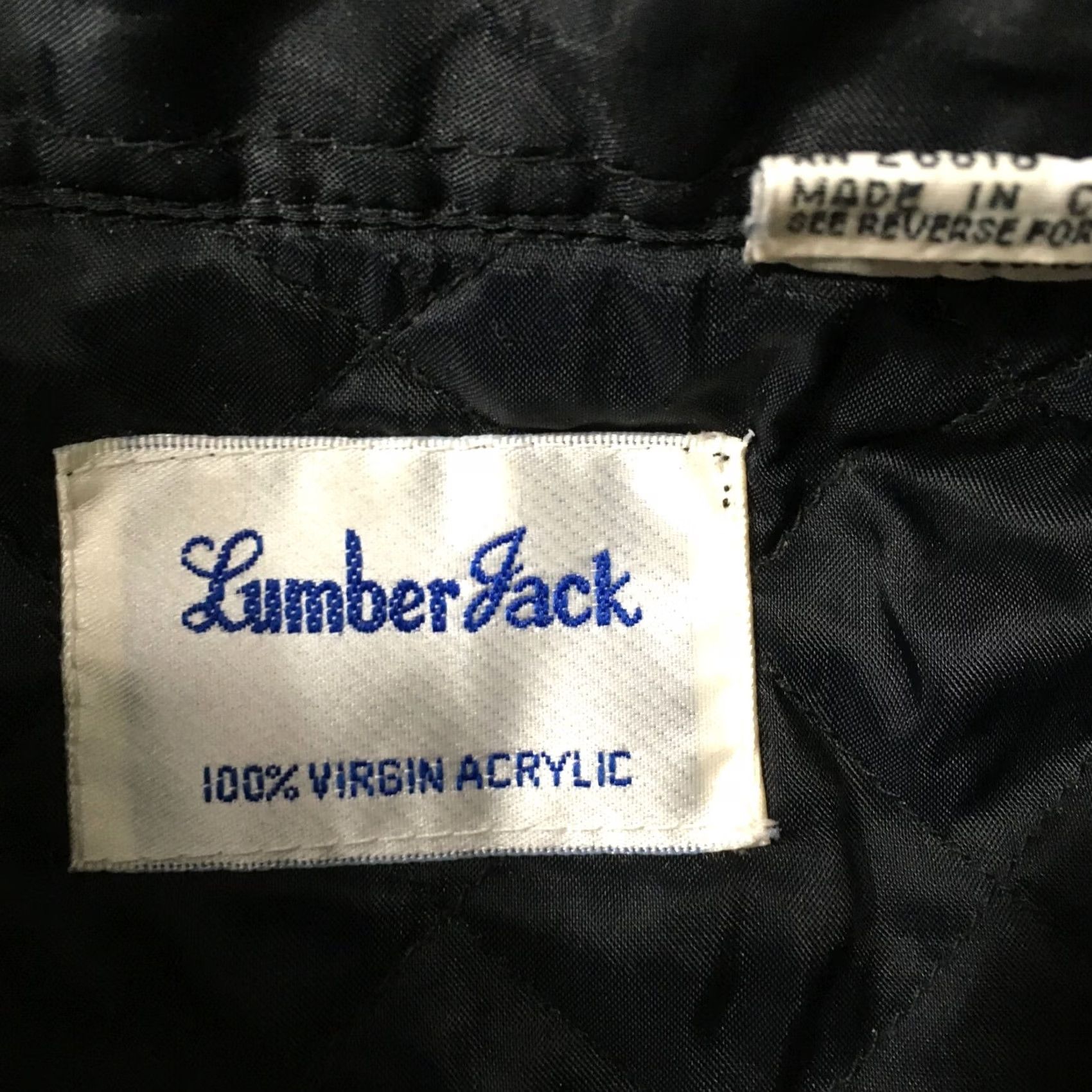 Lumberjack VINTAGE Lumber Jack Shirt Men's medium blue Acrylic Plaid Outdoor 90s Size US M / EU 48-50 / 2 - 2 Thumbnail