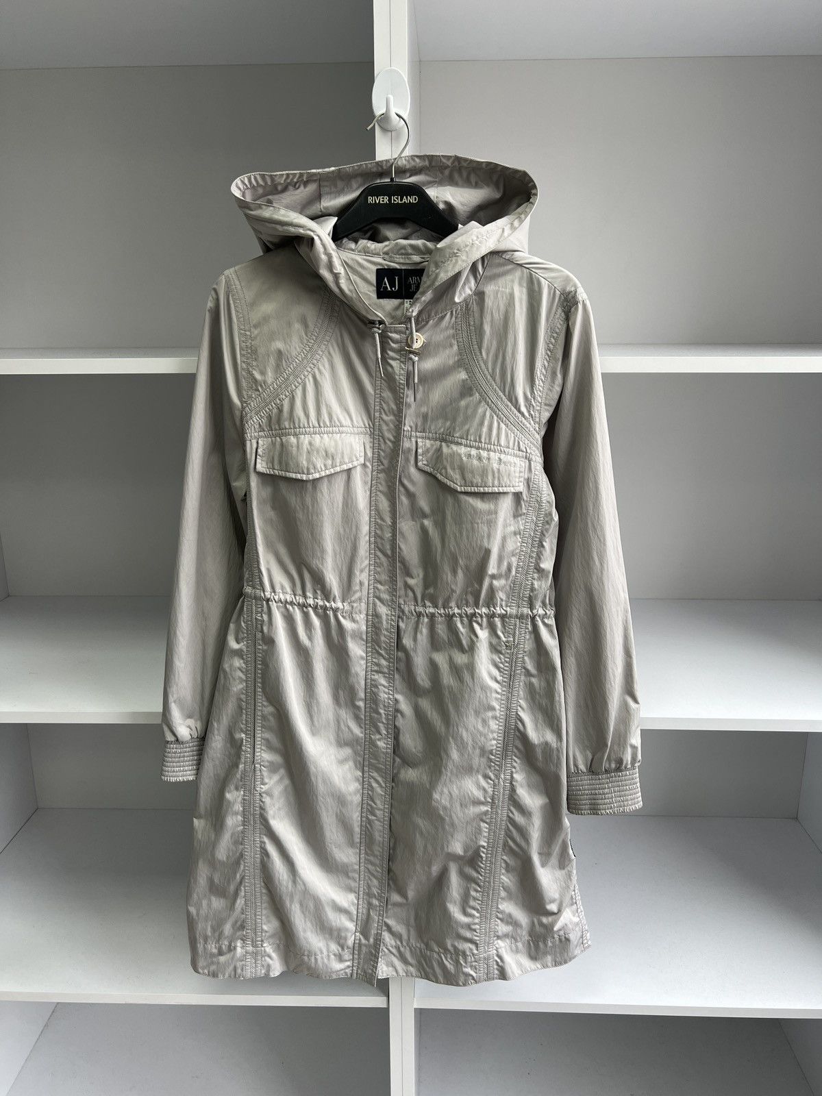 Armani × Designer × Vintage Vintage Armani Jeans Women’s Luxury Coat Jacket Size M / US 6-8 / IT 42-44 - 1 Thumbnail