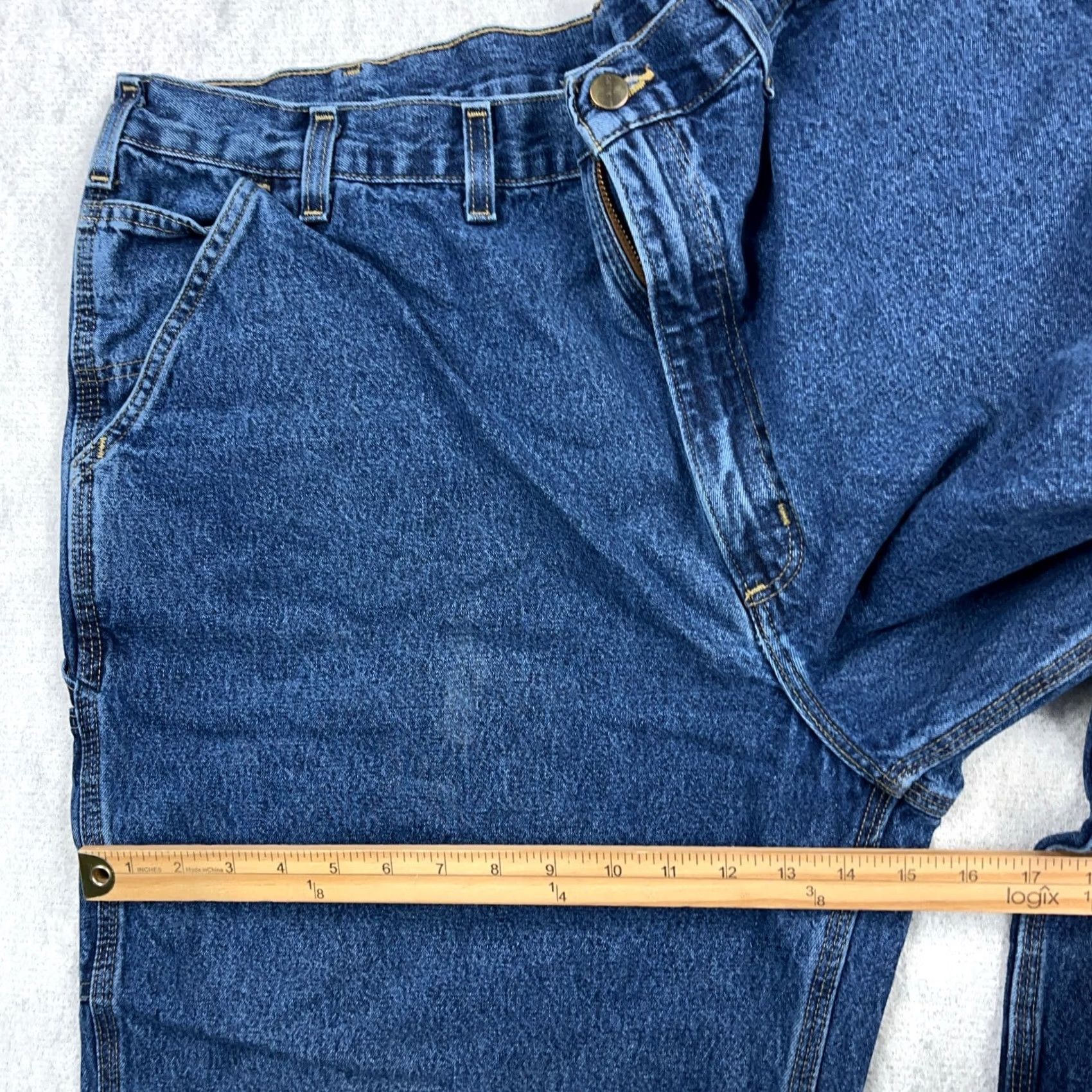 Carhartt Carhartt Jeans Men 44x32 Carpenter Dungaree Fit Baggy VTG Y2K Distressed Worn Size US 44 / EU 60 - 7 Thumbnail