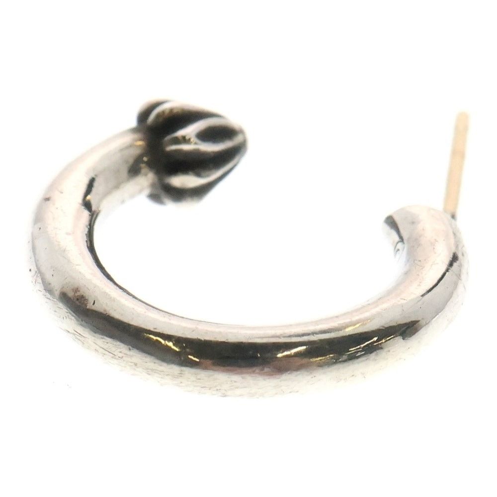 Chrome Hearts Chrome Hearts Silver Plain Hoop Earring BCA101 Size ONE SIZE - 3 Thumbnail