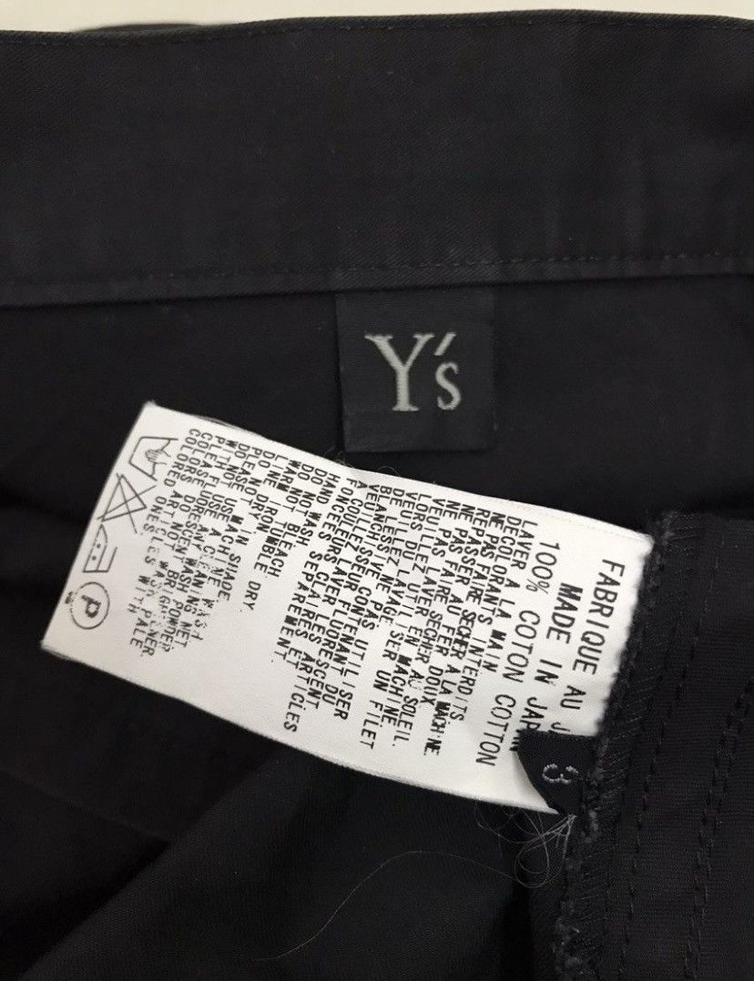 Yohji Yamamoto Yohji Yamamoto Y’s Pocket Black Skirt Size US 30 / EU 46 - 10 Thumbnail