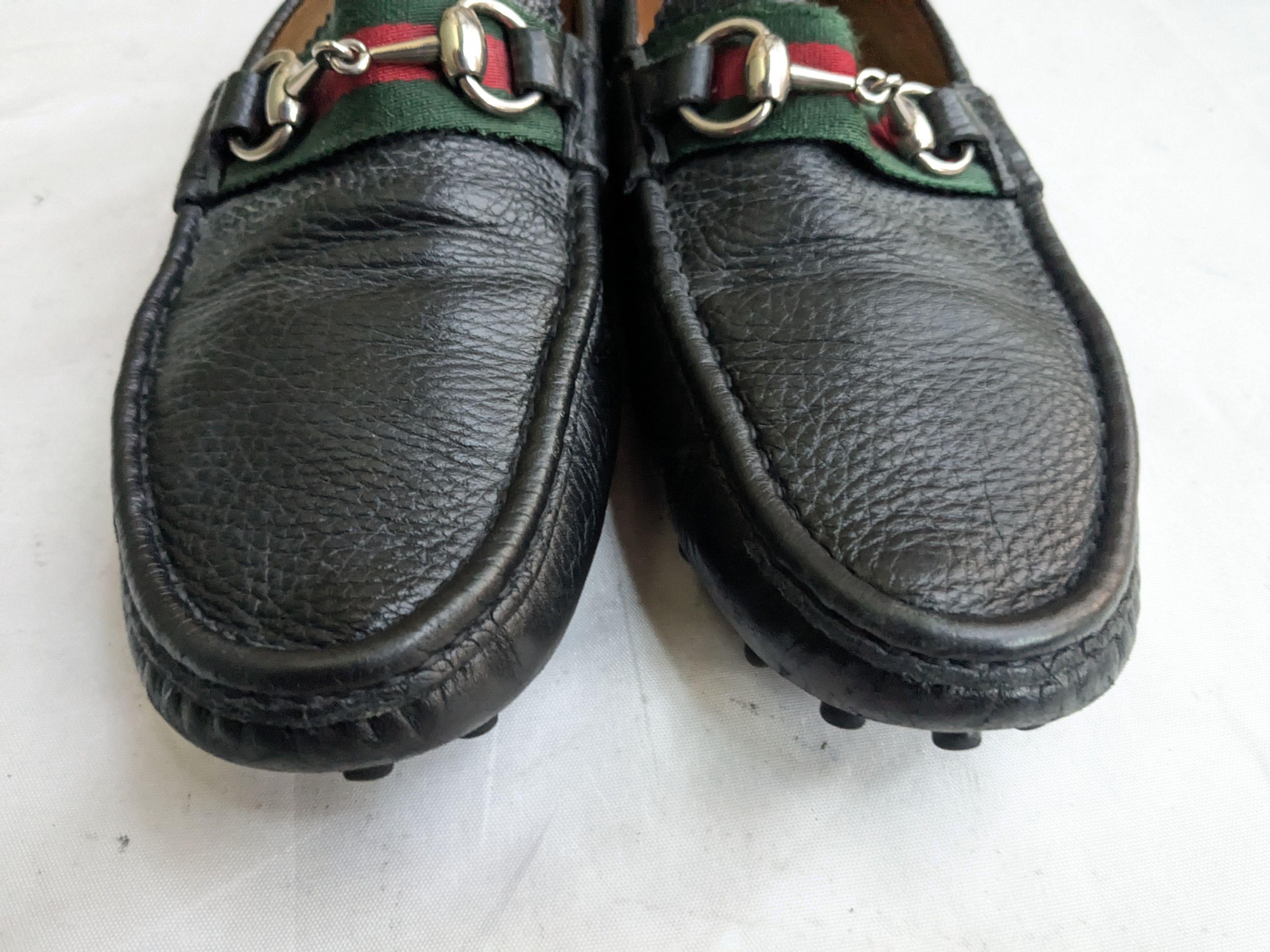 Gucci Gucci Horsebit Driving Loafers Black Leather 9 Slip On Size US 9 / EU 42 - 4 Thumbnail