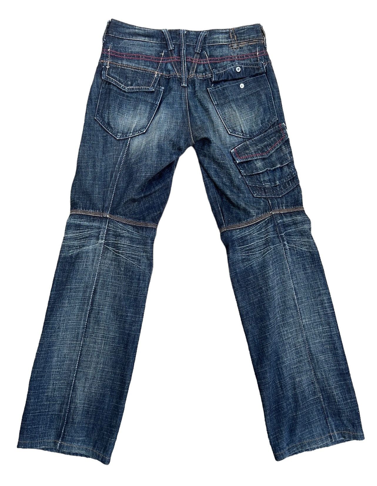 Marithe Francois Girbaud Multiple Pocket Cargo Denim Pant