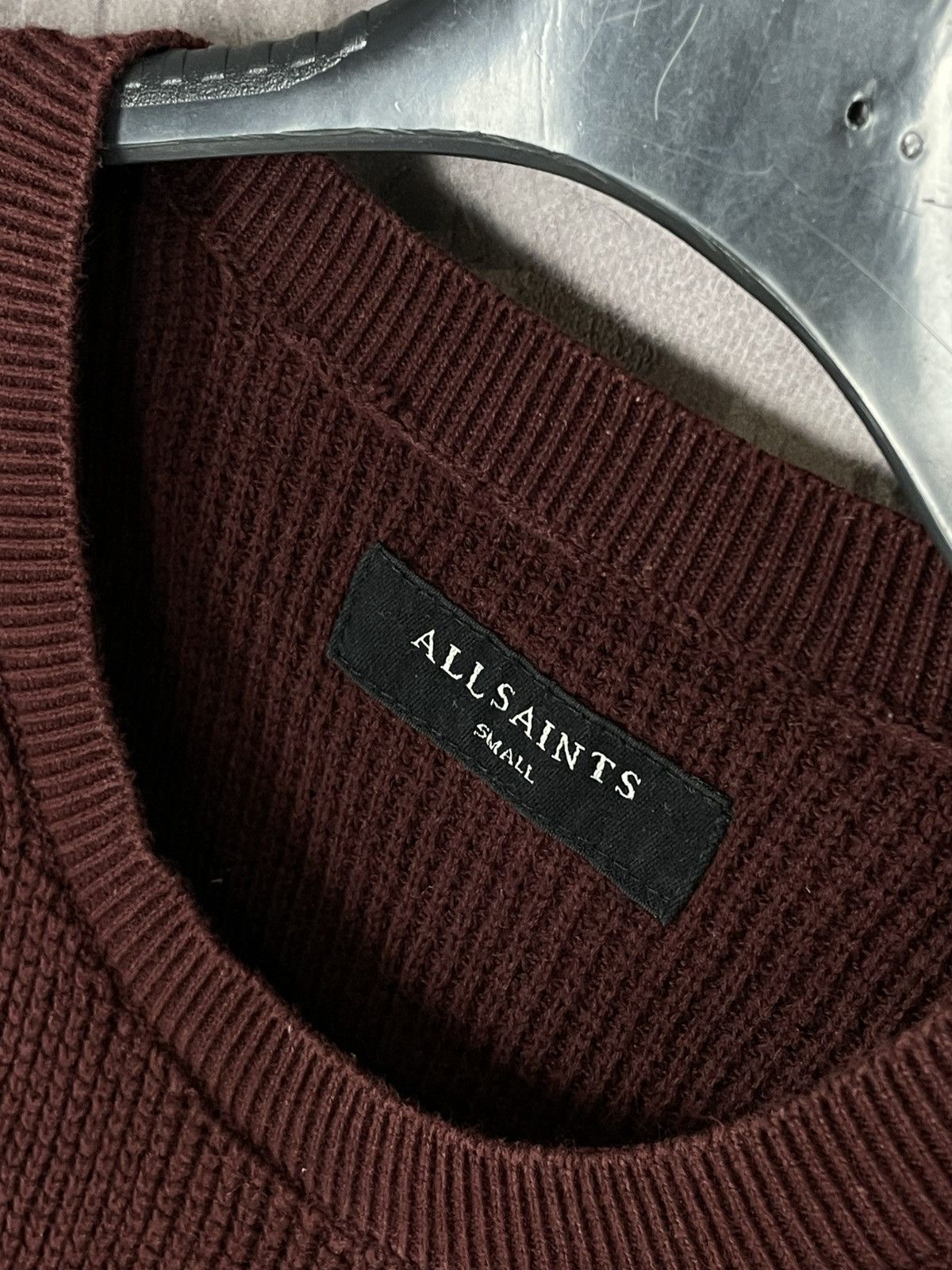 Other AllSaints Karnett Crew Neck Brown Sweater Size US S / EU 44-46 / 1 - 8 Thumbnail