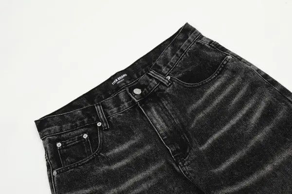 VIBE Vintage washed distressed loose cargo ripped straight jeans Size US 32 / EU 48 - 8 Thumbnail