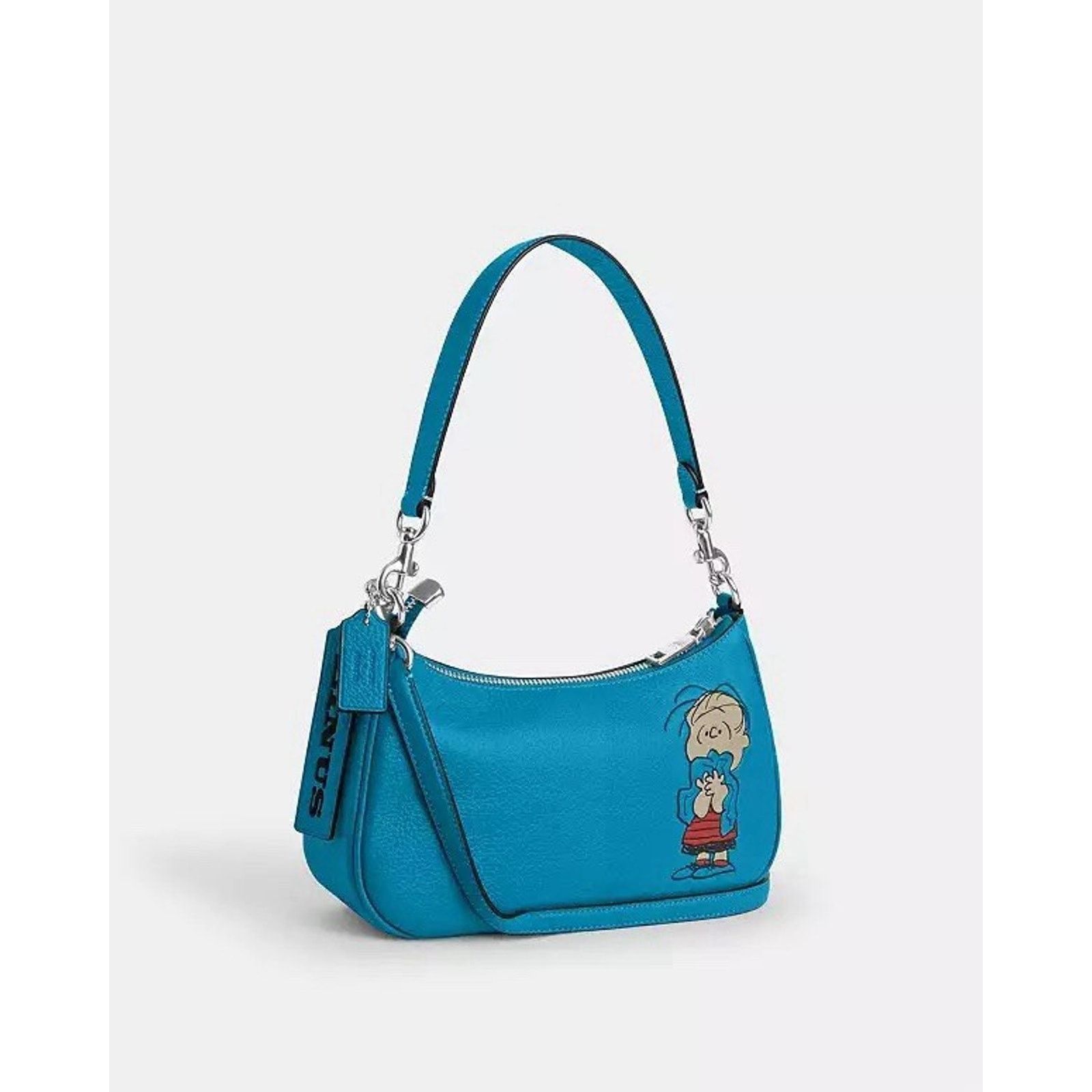 Coach NWT Coach X Peanuts Teri Bag Linus Parrot Blue CBM31 Size ONE SIZE - 10 Thumbnail