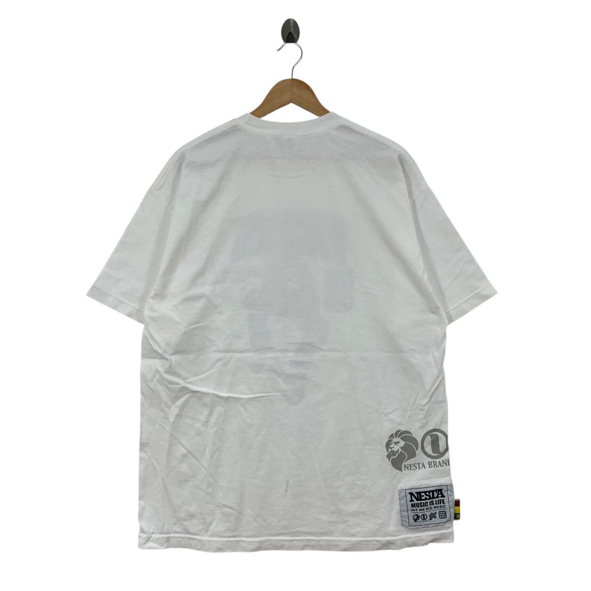 Vintage Vintage NESTA BRAND Spragga Benz Music Is Life Usa Tshirt Size US XL / EU 56 / 4 - 5 Thumbnail