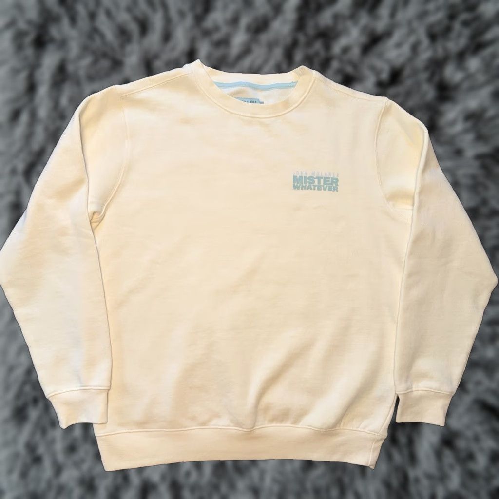Vintage John Mulaney Mister Whatever Crewneck Sweatshirt Large Ivory Cotton Blend Crew Neck Pullover Men White Size US L / EU 52-54 / 3 - 1 Thumbnail