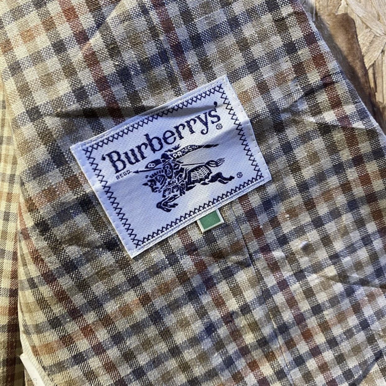 Burberry VTG Burberrys Plaid Check Suit Blazer Jacket M Old Money Size M / US 6-8 / IT 42-44 - 9 Thumbnail