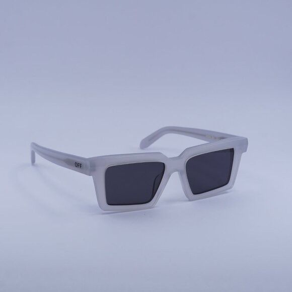 Off-White Off-White OERI142 WINDSOR 0907 Sunglasses Shiny Grey Square Size ONE SIZE - 4 Thumbnail