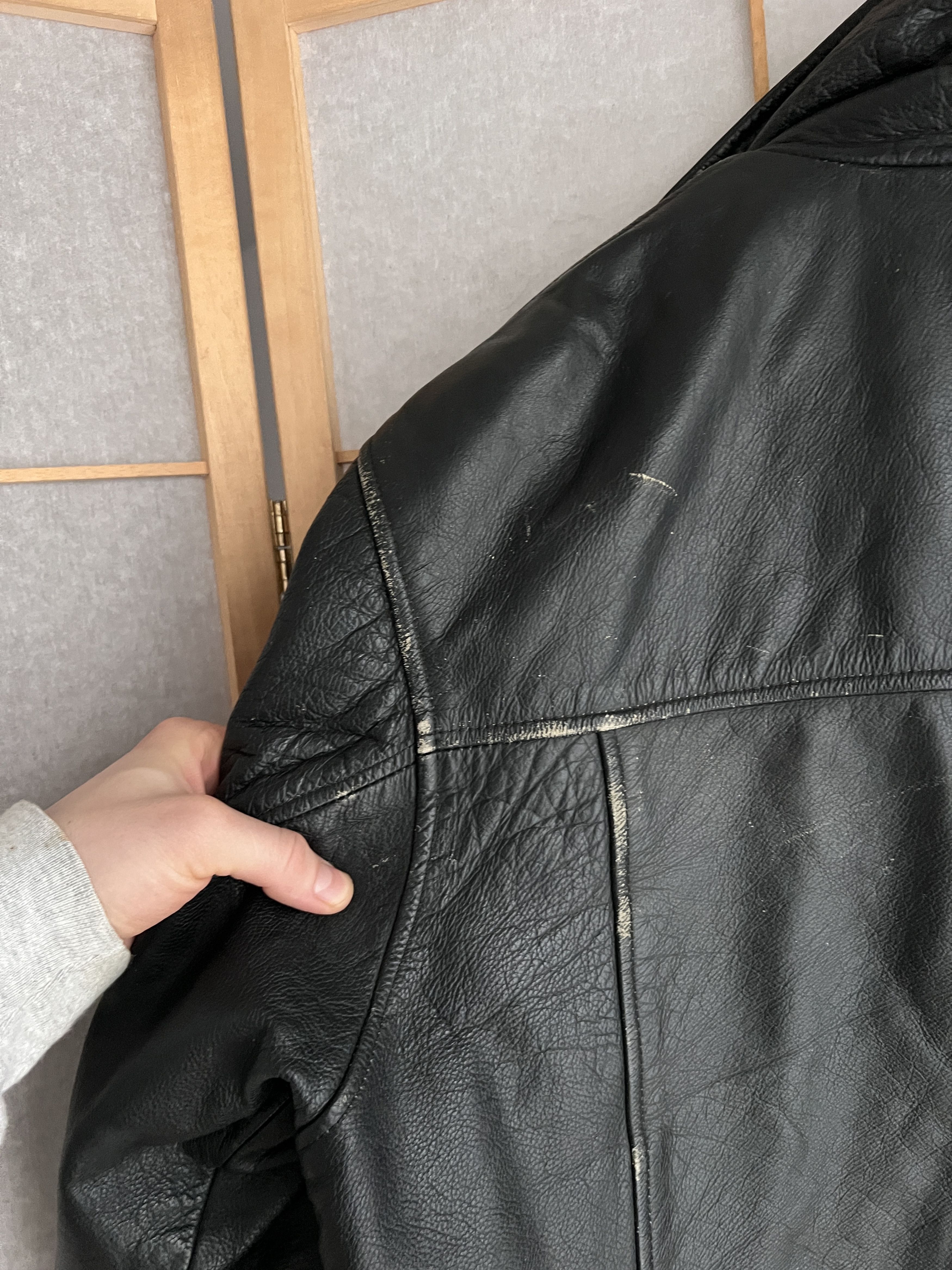 If Six Was Nine 14th Addiction Yohji Yamamoto style leather jacket LGB Boxy Size US L / EU 52-54 / 3 - 20 Thumbnail
