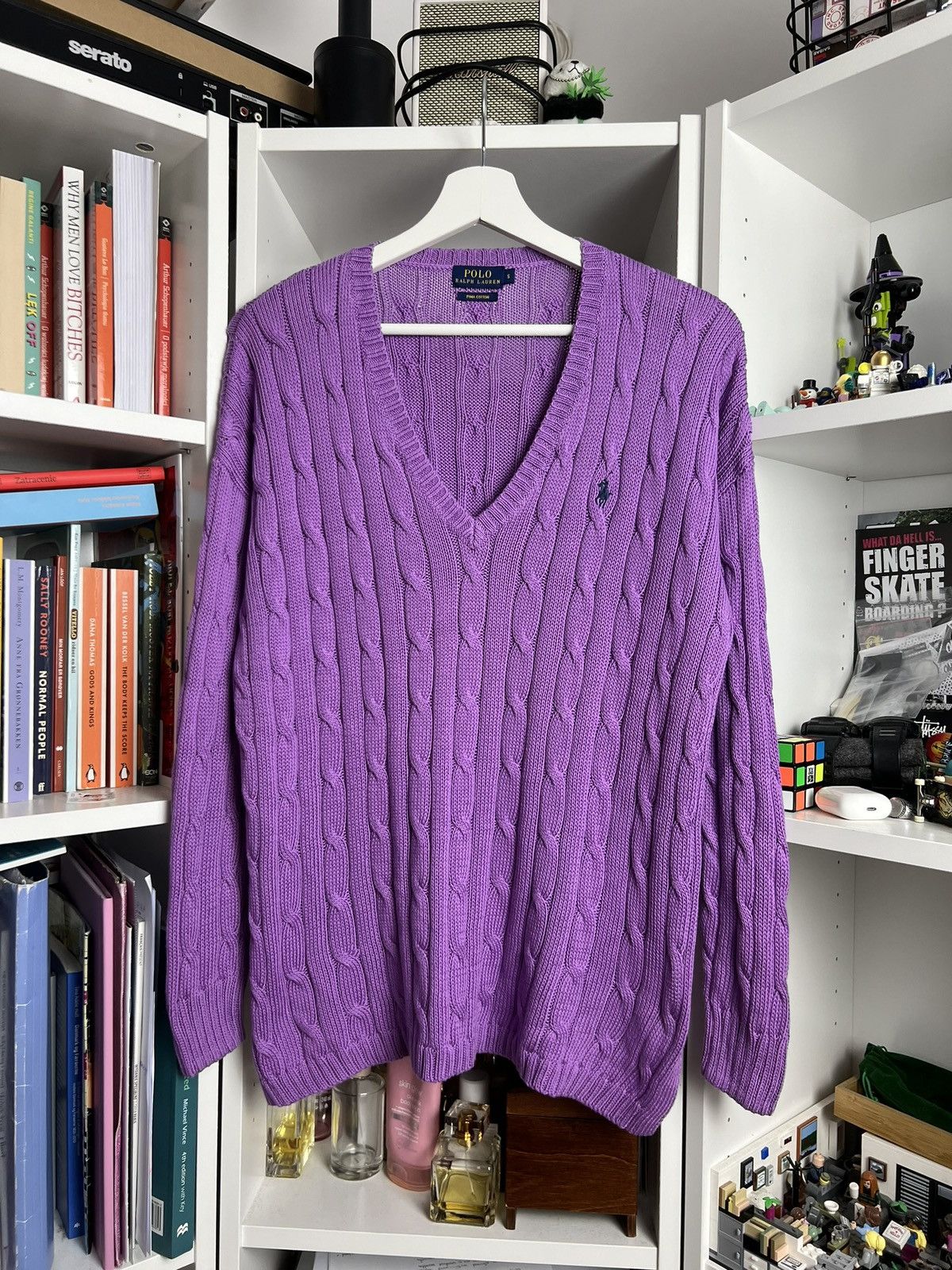 Designer × Polo Ralph Lauren × Ralph Lauren Polo Ralph Lauren cable-knit sweater S old money designer Size S / US 4 / IT 40 - 1 Thumbnail