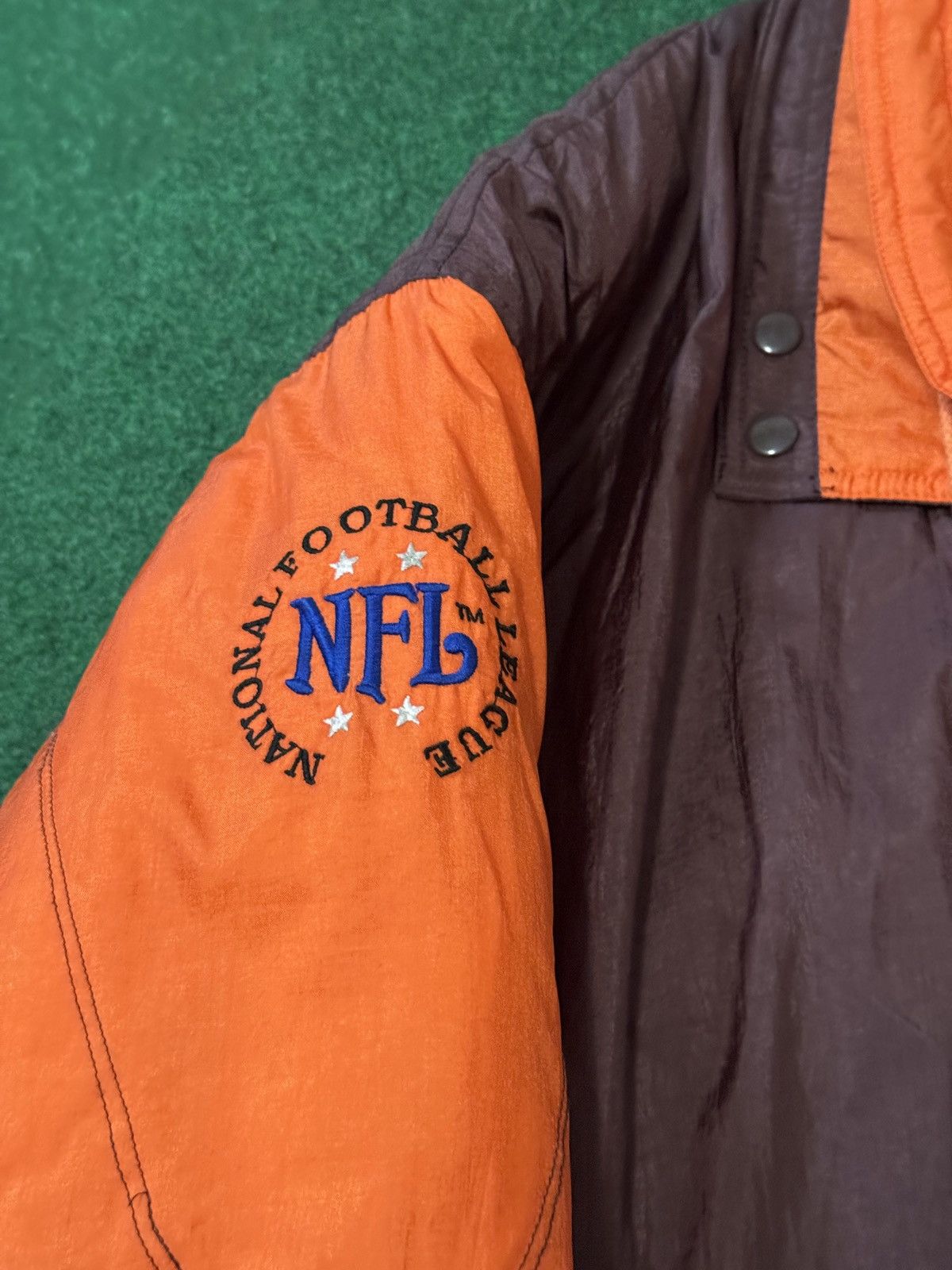 NFL Vtg 90s Cleveland Browns Carl Banks Starter Puffer Jacket Size US XXL / EU 58 / 5 - 6 Thumbnail