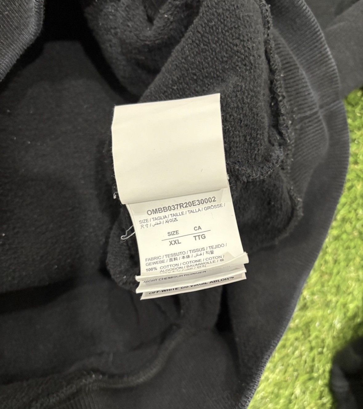 Off-White OFF WHITE TAPE LOGO HOODIE Size US XXL / EU 58 / 5 - 5 Thumbnail