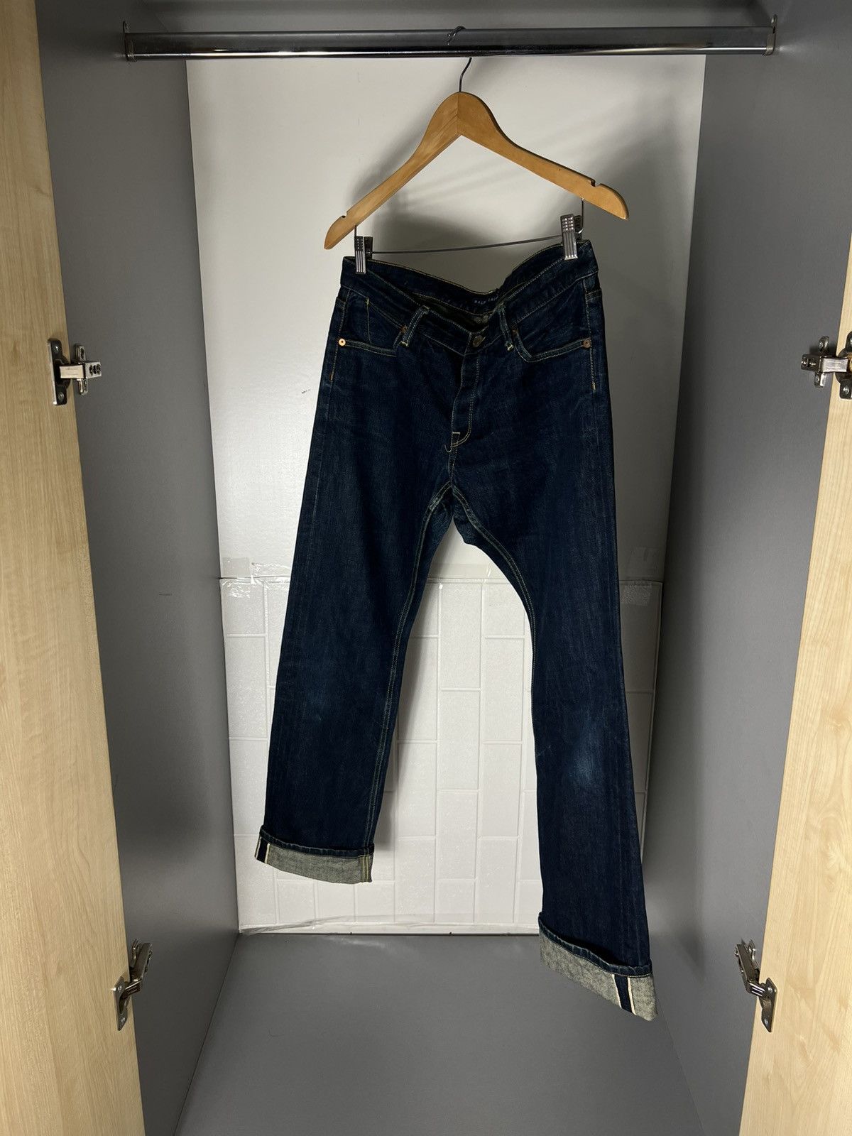 Polo Ralph Lauren VINTAGE POLO RALPH LAUREN DENIM SELVEDGE JAPAN JEANS RETRO CASUAL DESIGNER Y2K 90s Size US 31 - 9 Thumbnail