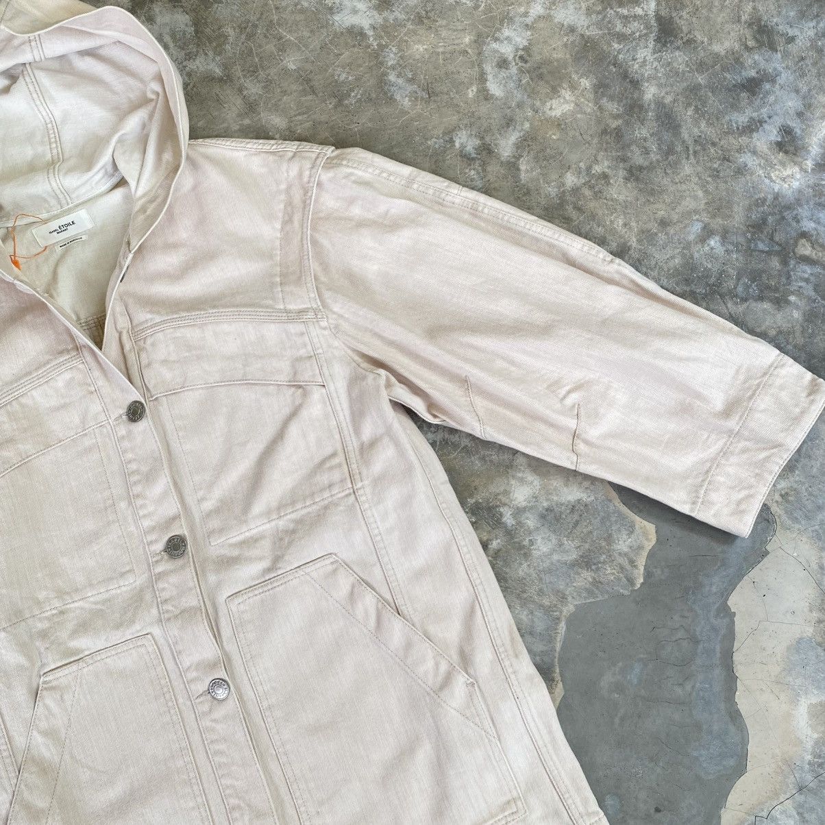 Isabel Marant Etoile Isabel Marant Etoile Hoodie Denim Jacket Size L / US 10 / IT 46 - 4 Thumbnail