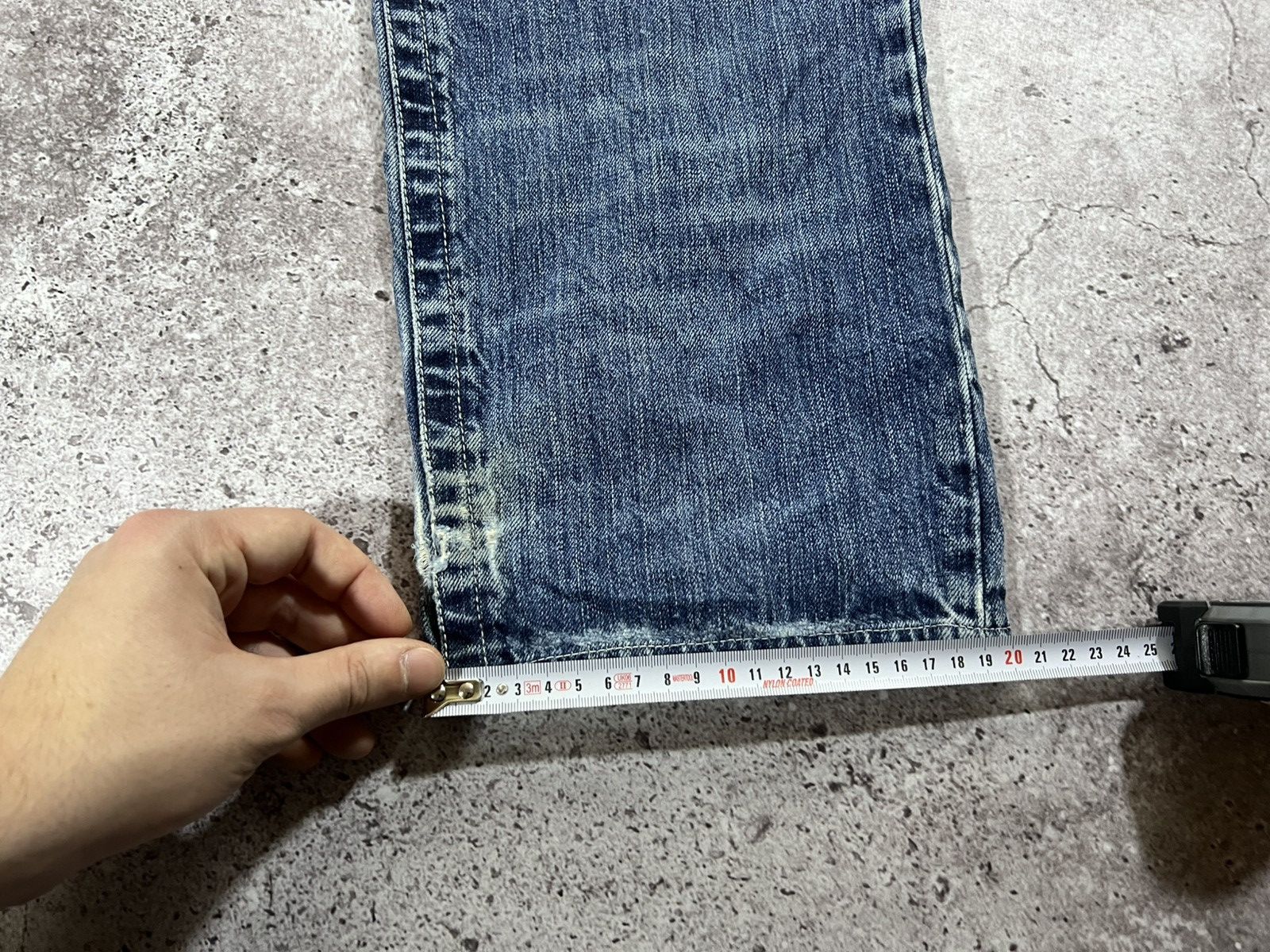 Flagstuff Vintage Choppers Style Y2K distressed faded pants Denim Size US 34 / EU 50 - 12 Thumbnail
