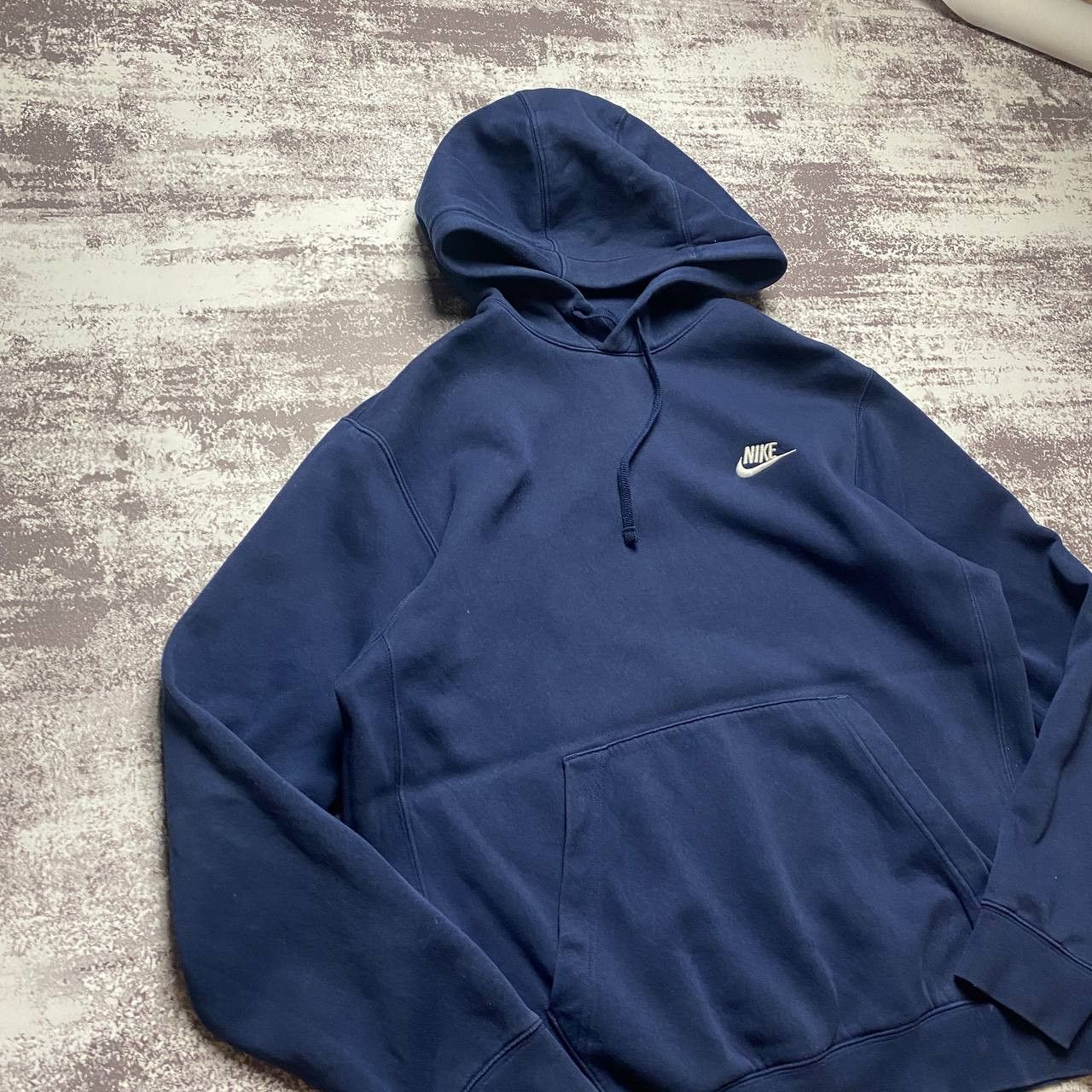 Nike Vintage Y2K Nike Hoodie Sweater swoosh check Blue Size US XL / EU 56 / 4 - 3 Thumbnail