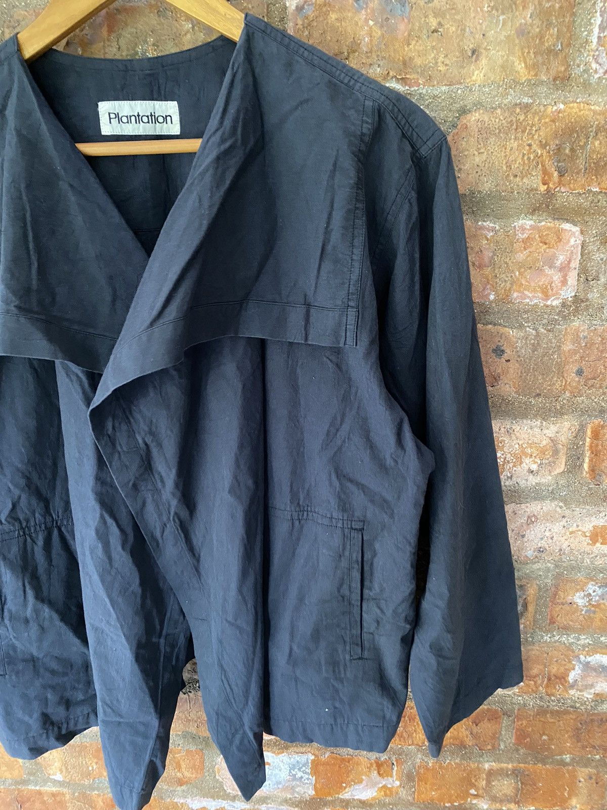 Issey Miyake 1990s Issey Miyake Planation No Button Ligth Jacket Size M / US 6-8 / IT 42-44 - 5 Thumbnail