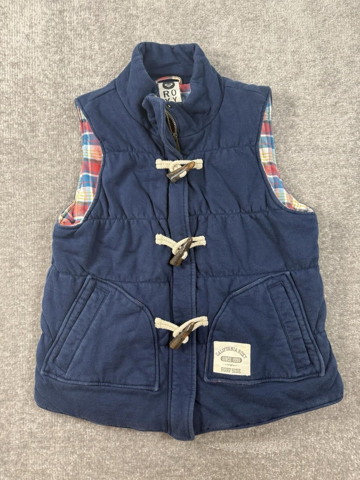 Royal Robbins Roxy Vest Women’s Small Navy Full Zip Flannel Lined Size S / US 4 / IT 40 - 1 Thumbnail