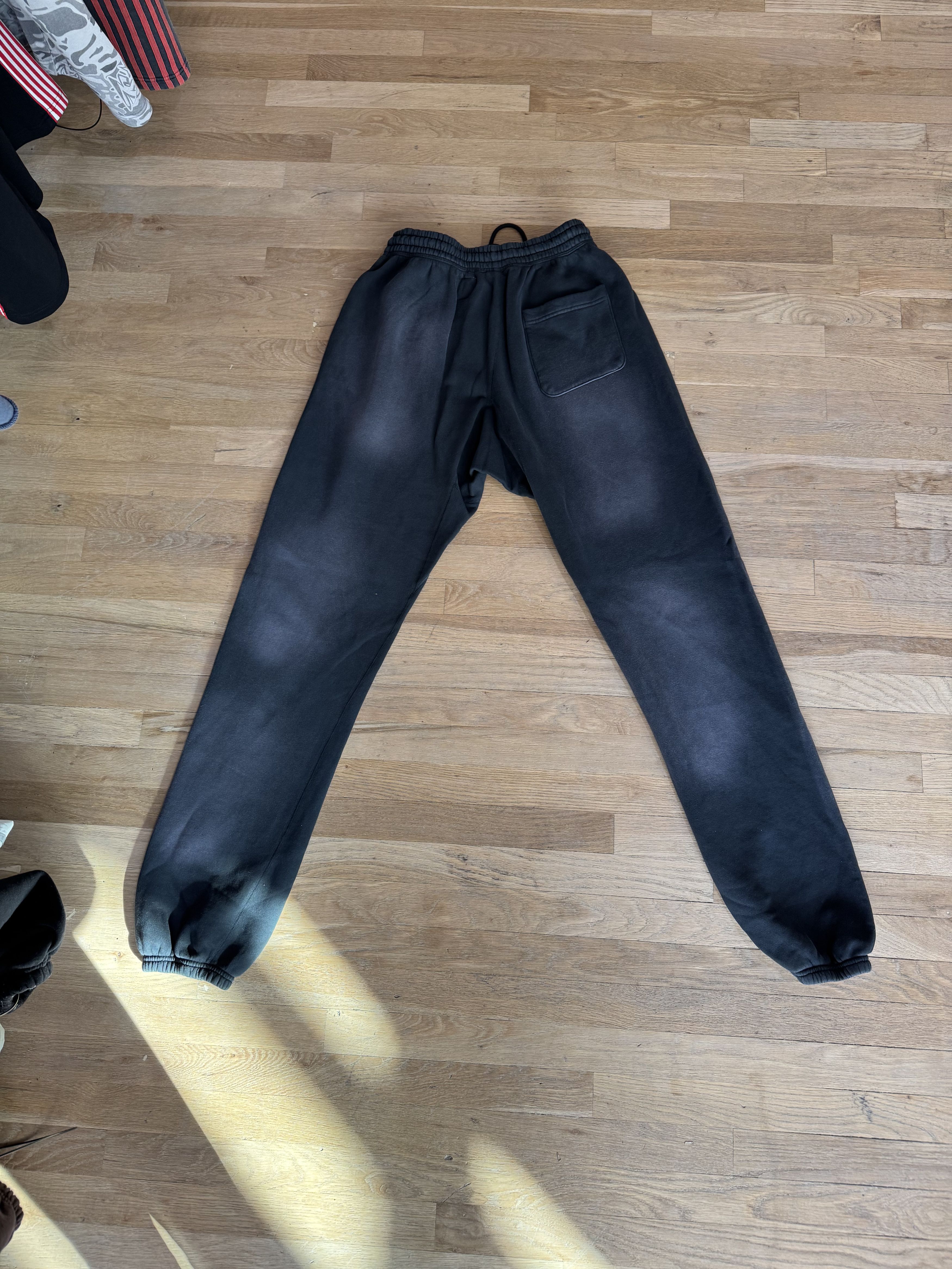 HELLSTAR HELLSTAR NO GUTS NO GLORY BLACK SWEATPANTS Size US 34 / EU 50 - 3 Thumbnail