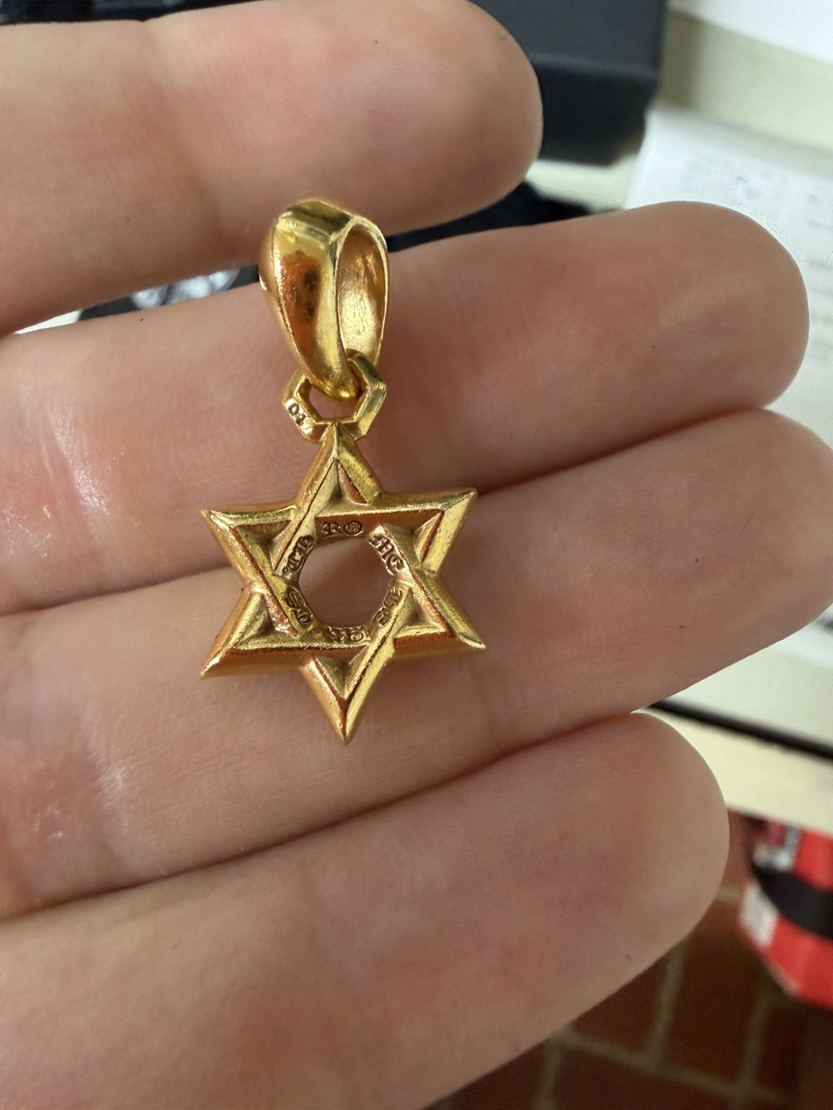 Chrome Hearts Star of David 22k Gold charm Size ONE SIZE - 3 Thumbnail