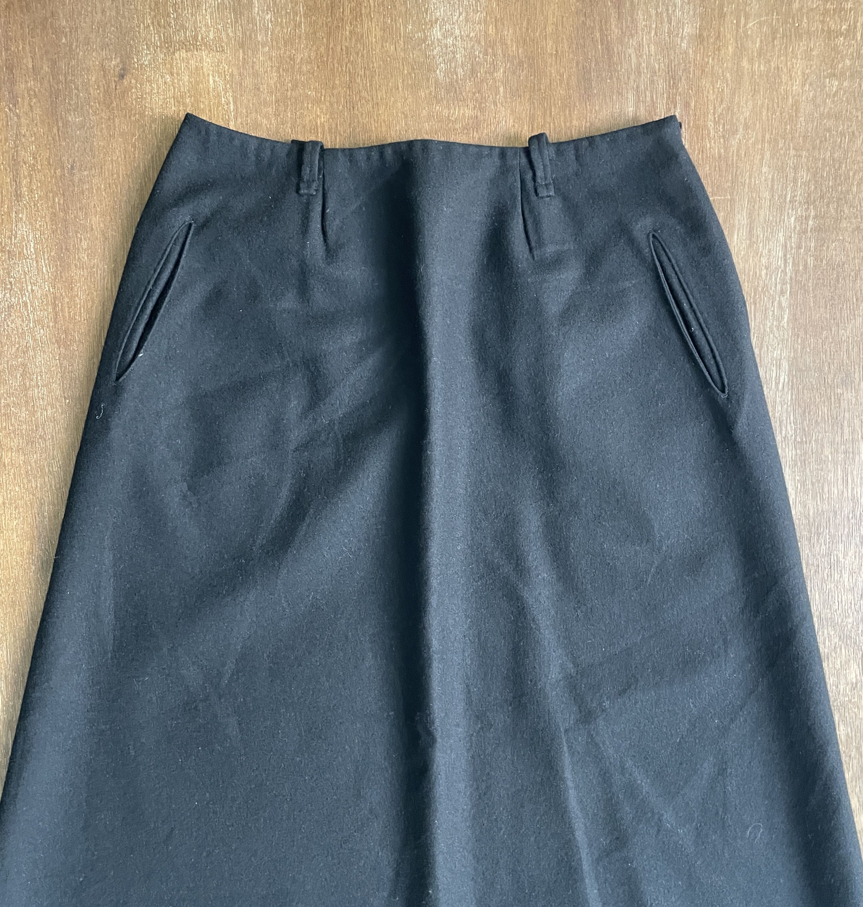 Y's Y's Yohji Yamamoto Classic Wool Skirt Size 33" - 2 Thumbnail