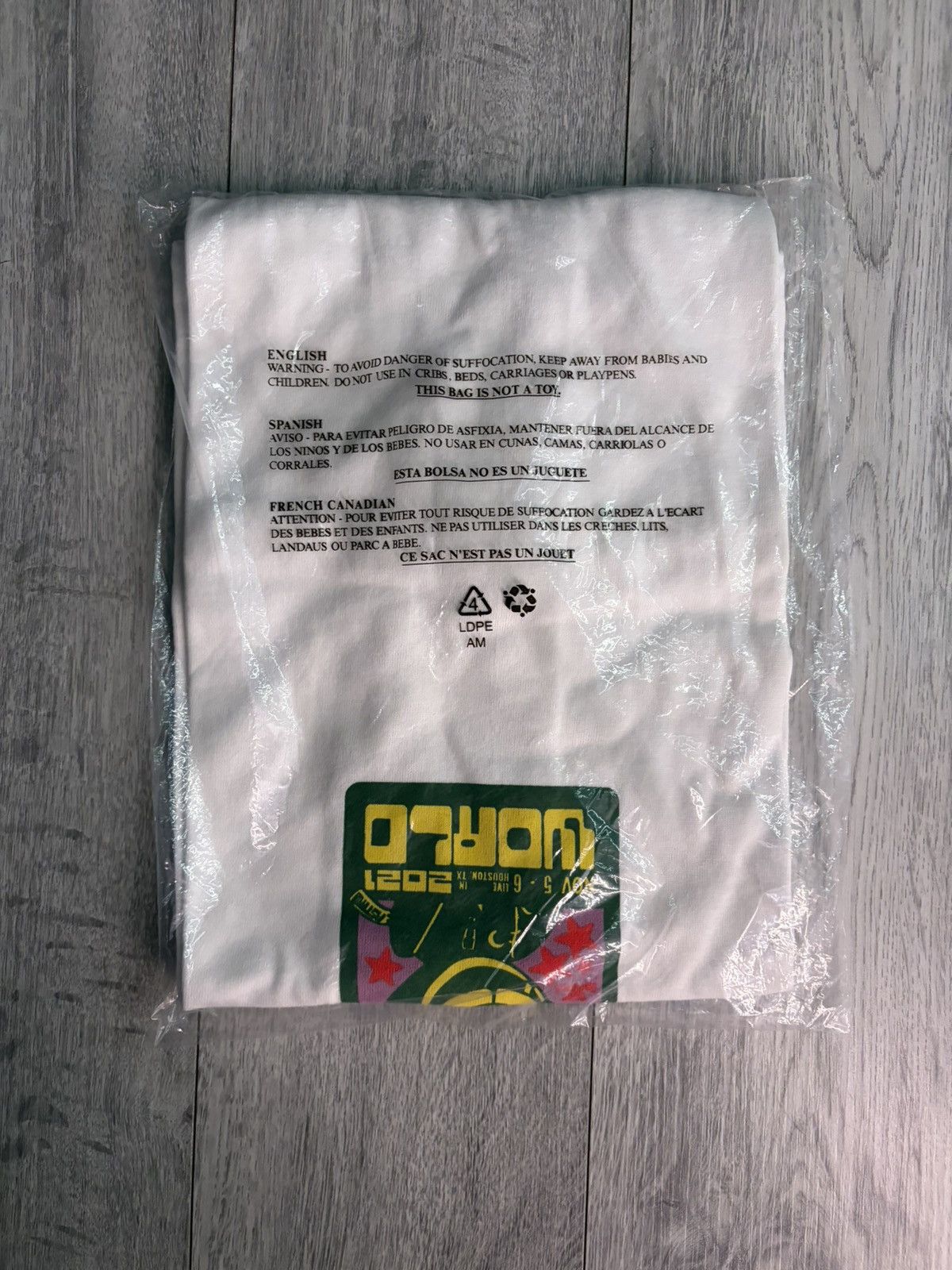 Travis Scott Travis Scott Scare Bear Tee White Size US S / EU 44-46 / 1 - 3 Thumbnail