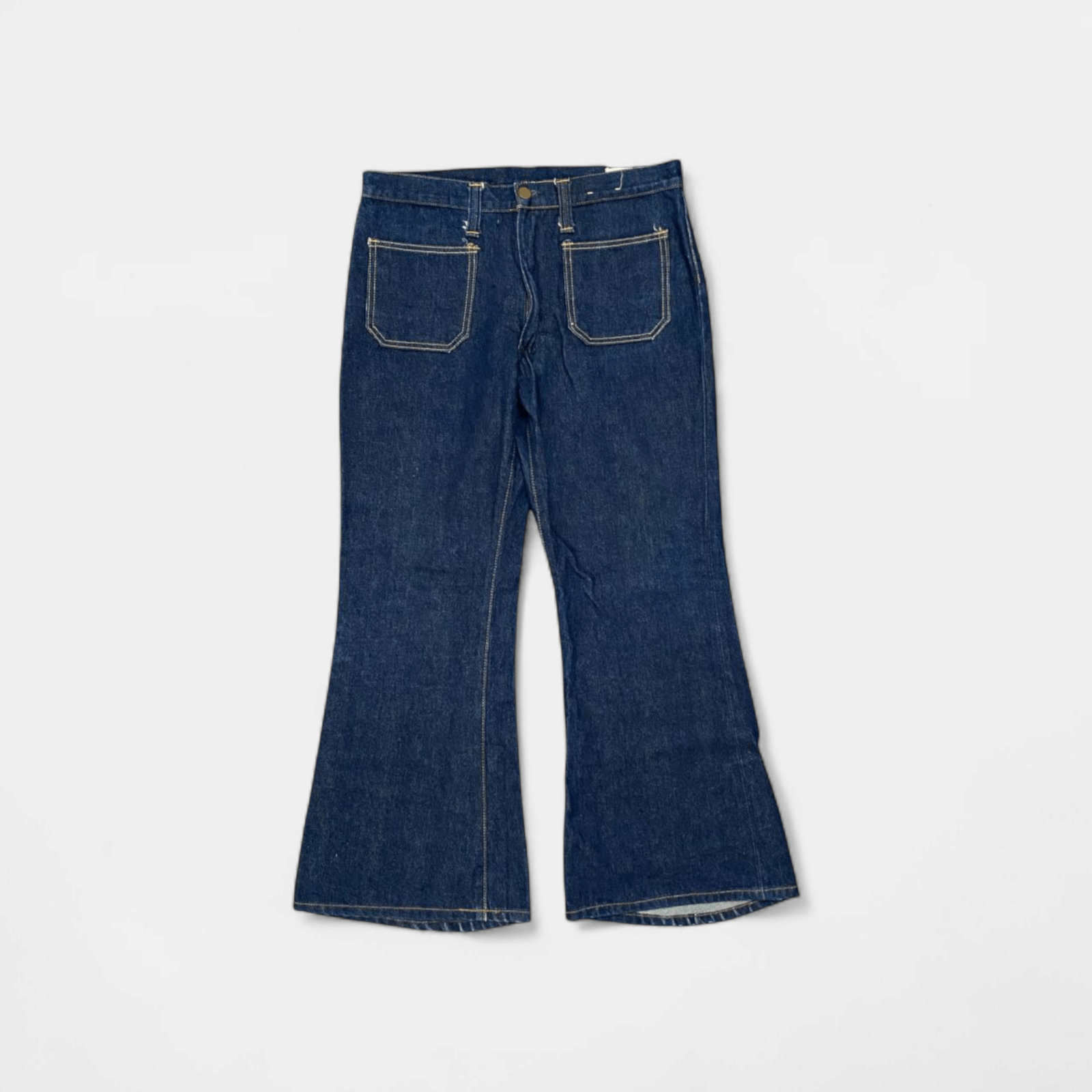 Vintage 80s Wrangler Bell Bottom Bootcut Indigo Jeans