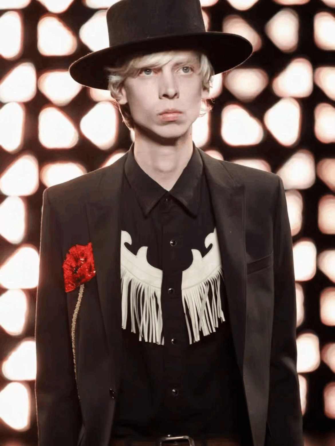 Saint Laurent Paris Sz 44 Saint Laurent Paris 15SS Flower Patch Jacket Size US S / EU 44-46 / 1 - 7 Thumbnail